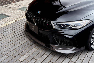 3DDesign Carbon Fibre Front Splitter for BMW M8 (2019+, F91 F92 F93) - AUTOID - Front Lips & Splitters - 3DDesign