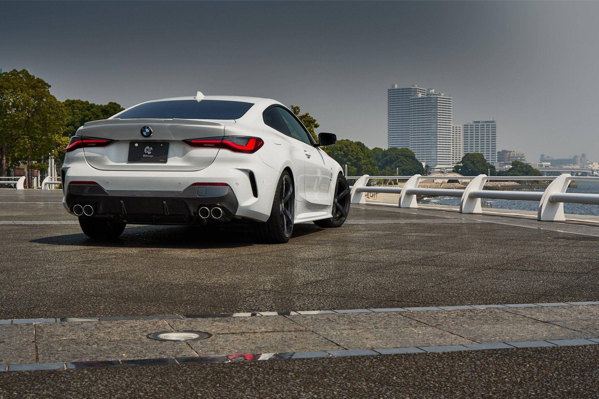 3DDesign Carbon Fibre Rear Diffuser for BMW 4 Series (2020+, G22 G23), Rear Diffusers, 3DDesign - AUTOID | Premium Automotive Accessories
