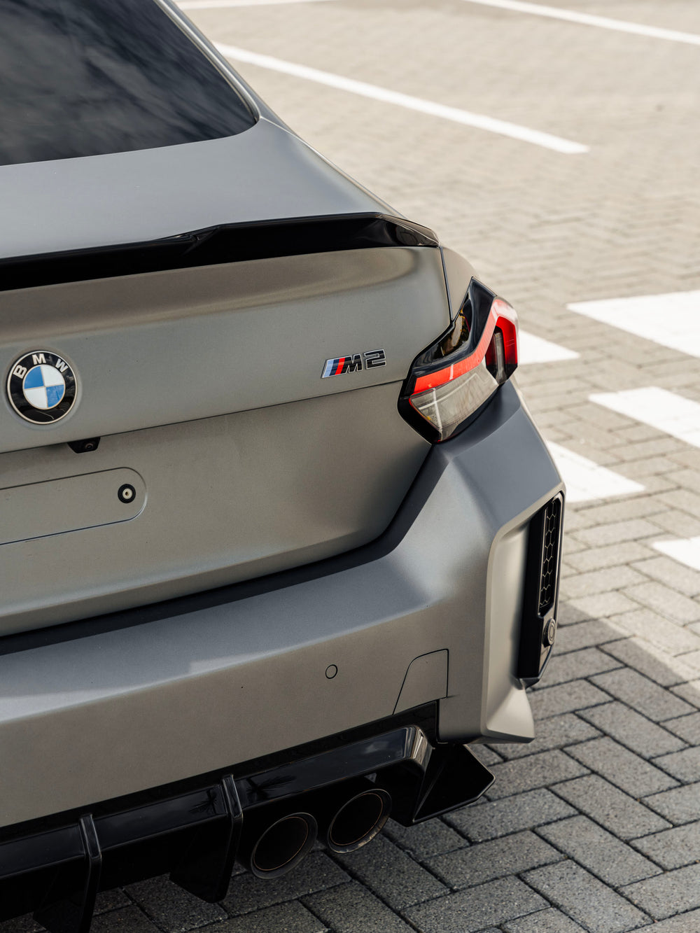 BMW M2 Genuine M Performance LCI V2 Black High Gloss Model Rear Badge