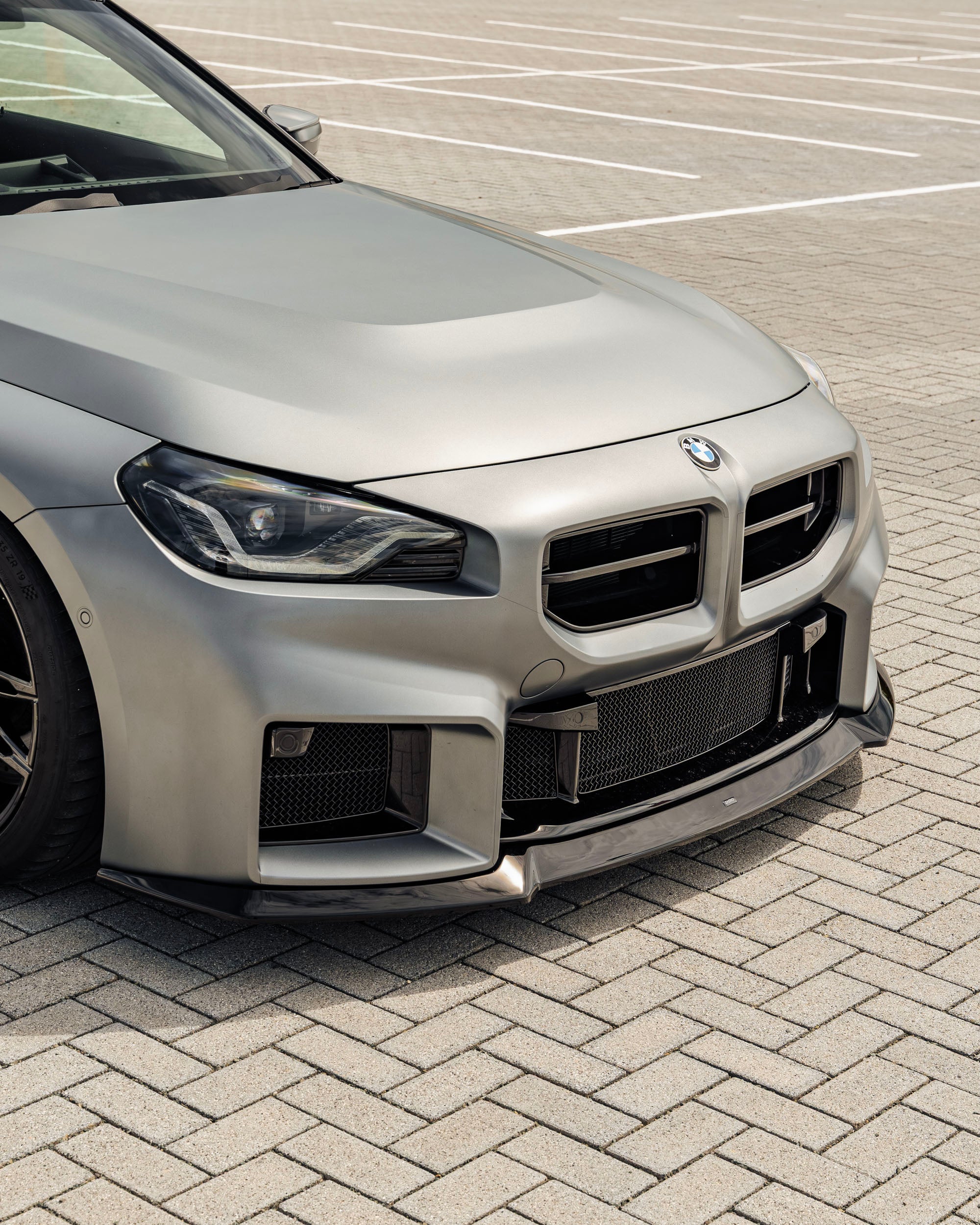 BMW M2 G87 EVO-S Gloss Black Front Lip by ZAERO (2023+)