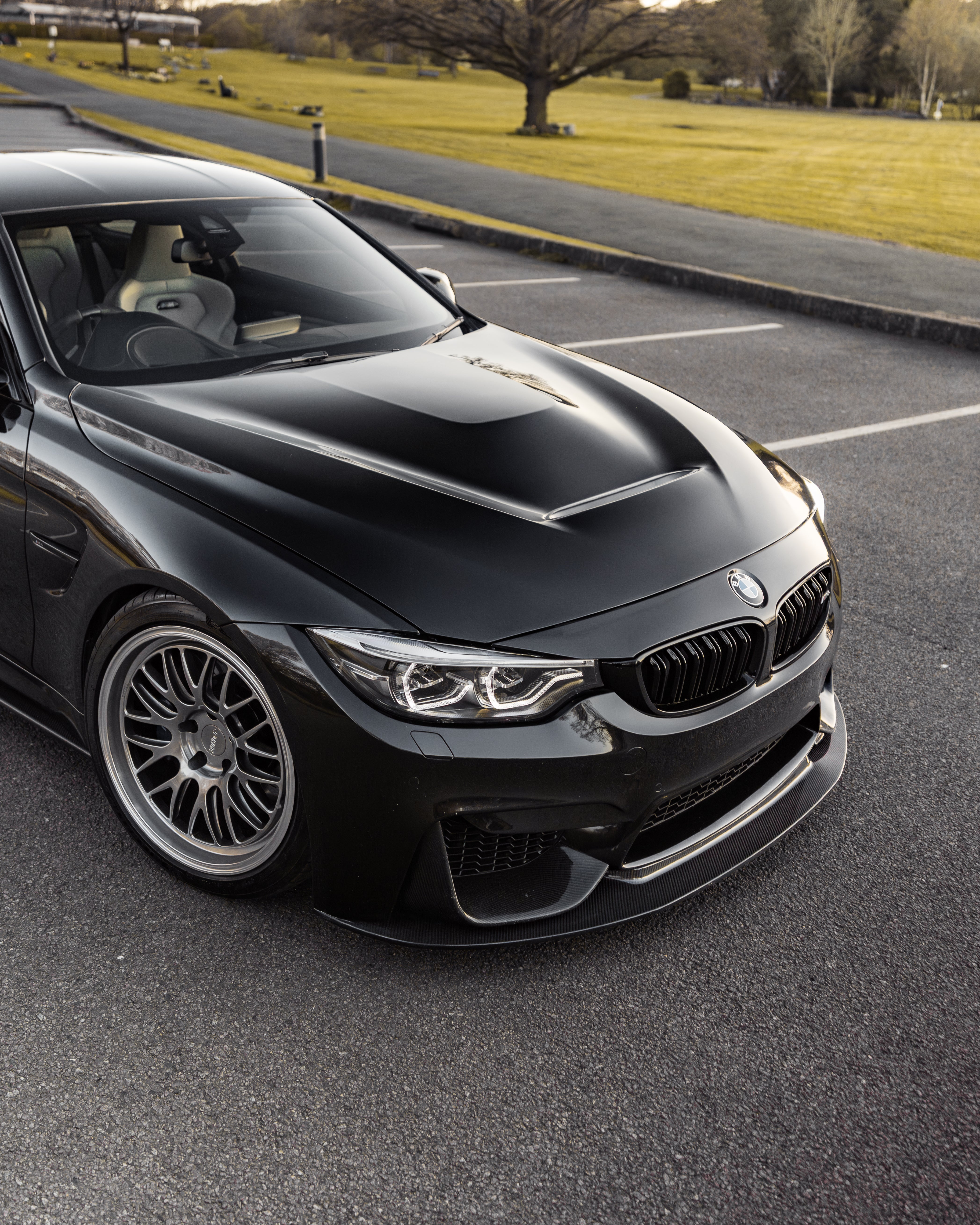 TRE BMW M3 F80 & M4 F82 Pre-Preg Carbon Fibre GT V2 Front Splitter by TRE (2014-2020) Front Lips & Splitters AUTOID®