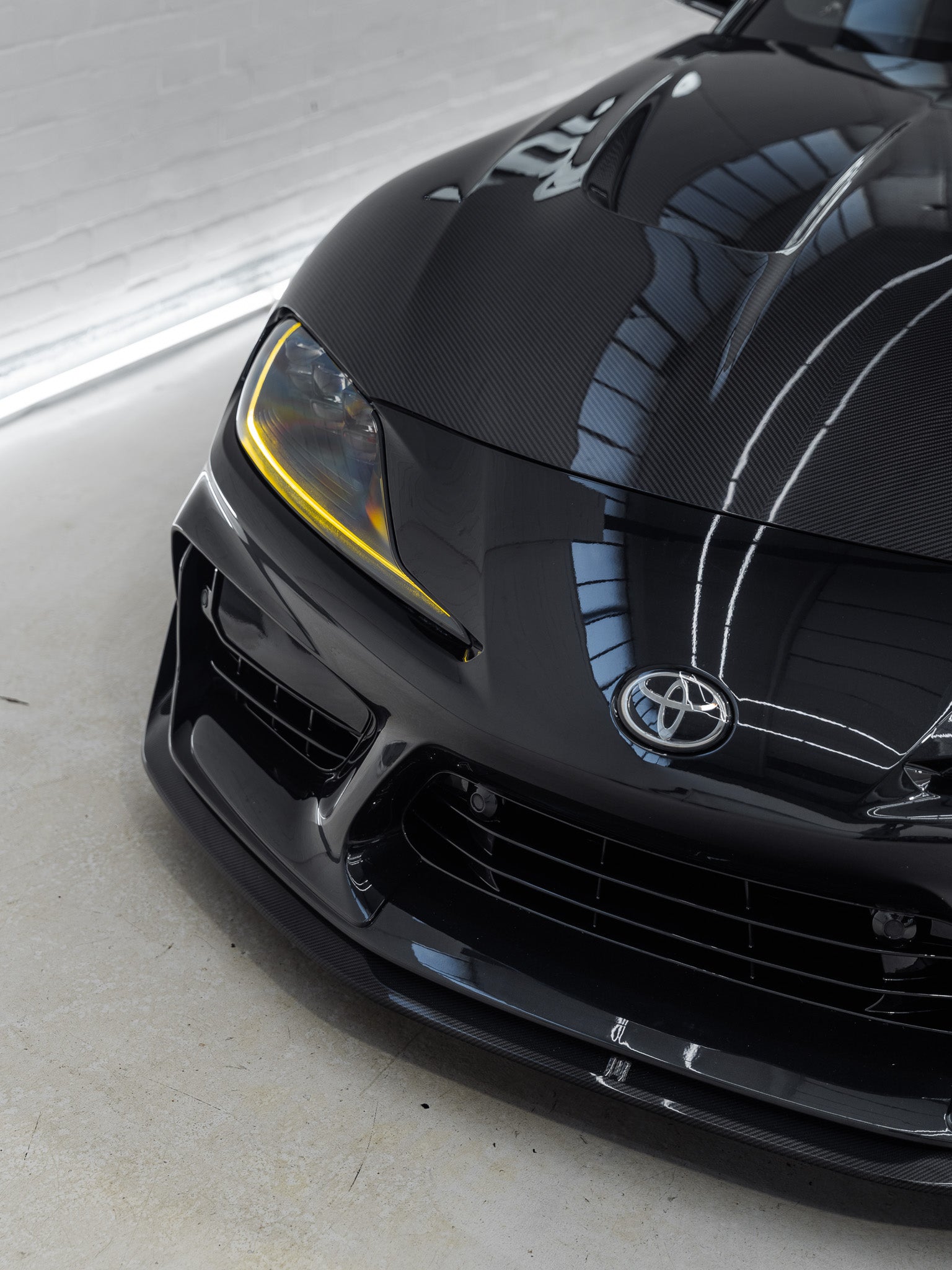 Adro Toyota GR Supra Mk5 Carbon Fibre Front Bonnet Hood by Adro (2019+) Front Hood AUTOID®