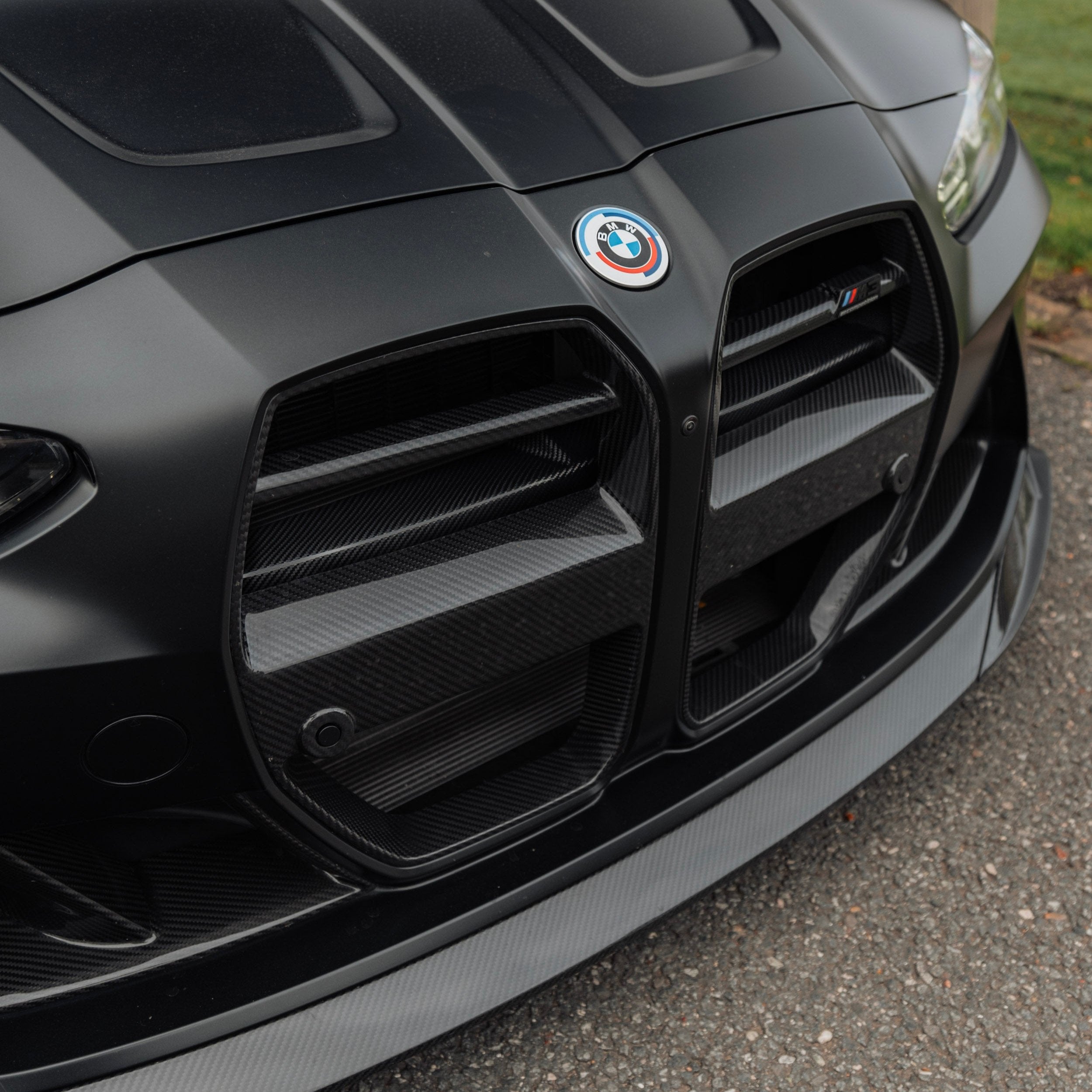 BMW G80 G81 M3 & G82 G83 M4 Pre-Preg Carbon Fibre Foam Crash Bar Cover by TRE (2021+), Rear Diffusers, TRE - AUTOID | Premium Automotive Accessories