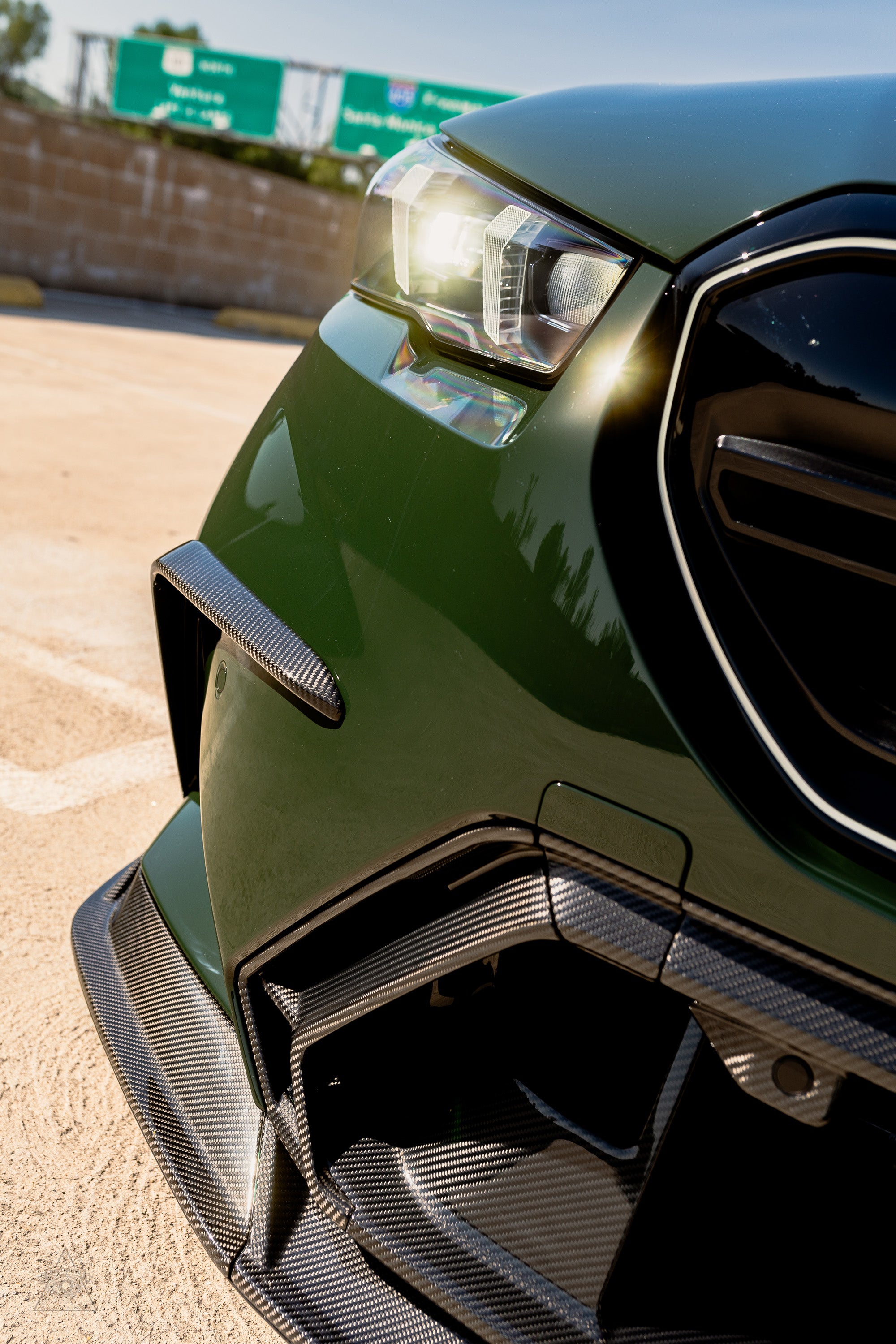 TRE BMW M5 G90 G99 Pre-Preg Carbon Fibre PR-1 Front Lip by TRE Front Lips & Splitters AUTOID®