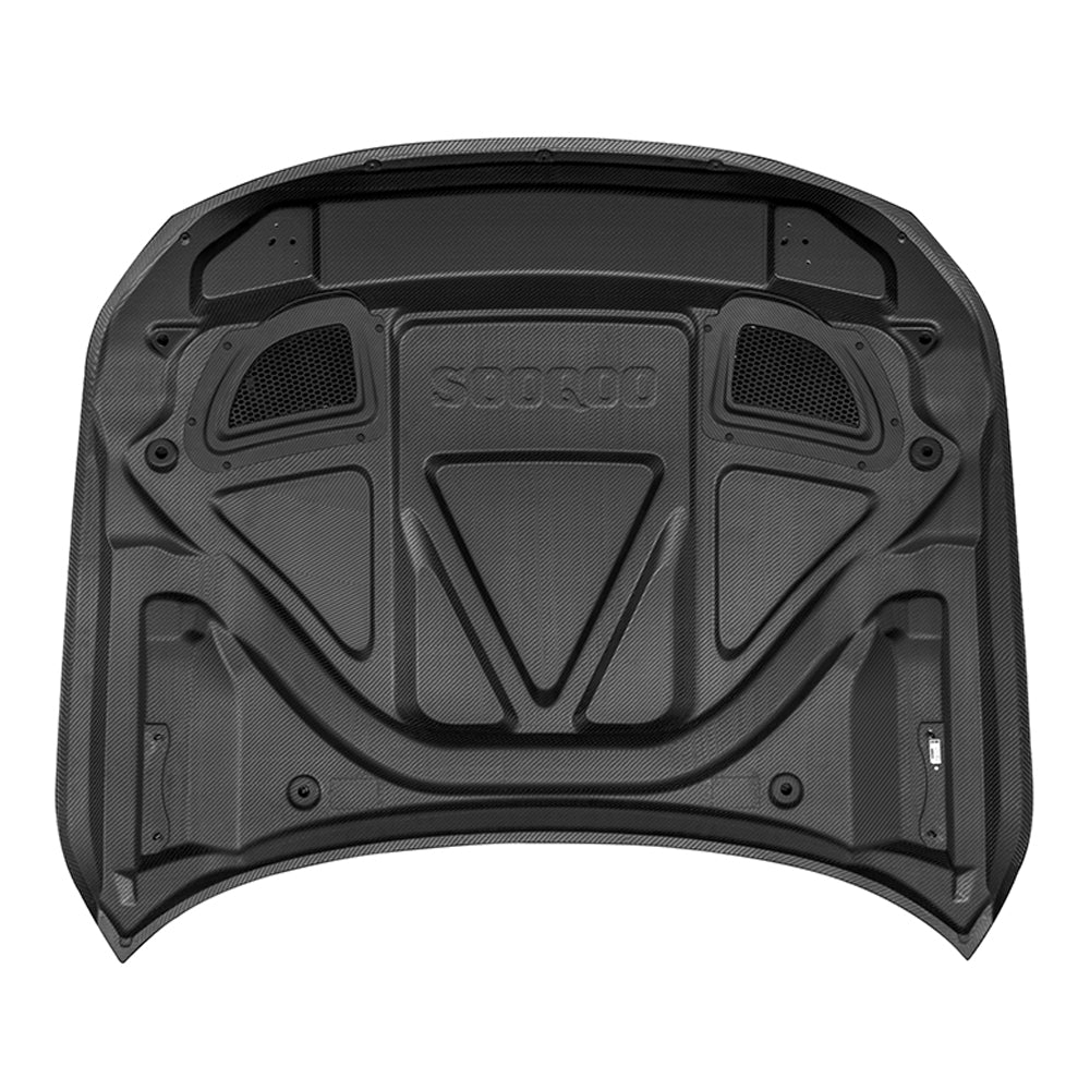 BMW M2 G87 Pre-Preg Gloss Carbon Fibre Vented Front Bonnet by SQ