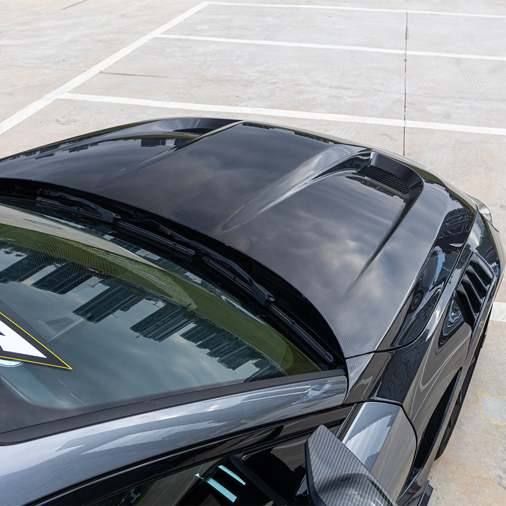 BMW M2 G87 Pre-Preg Gloss Carbon Fibre Vented Front Bonnet by SQ