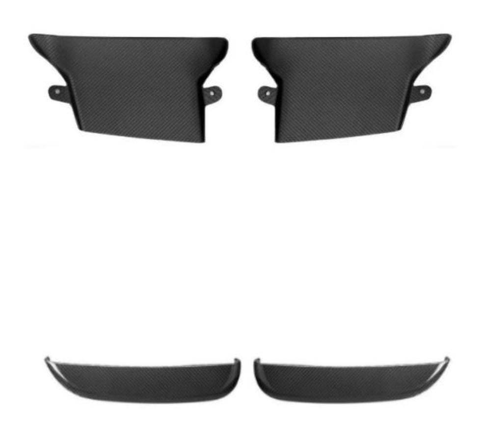 BMW M5 G90 G99 Pre-Preg Carbon Fibre GT Vented Inserts for Front Bonnet by SQ