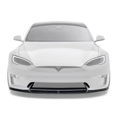 Tesla Model S Plaid Facelift II Pre-Preg Carbon Fibre Front Lip by Adro (2021+)