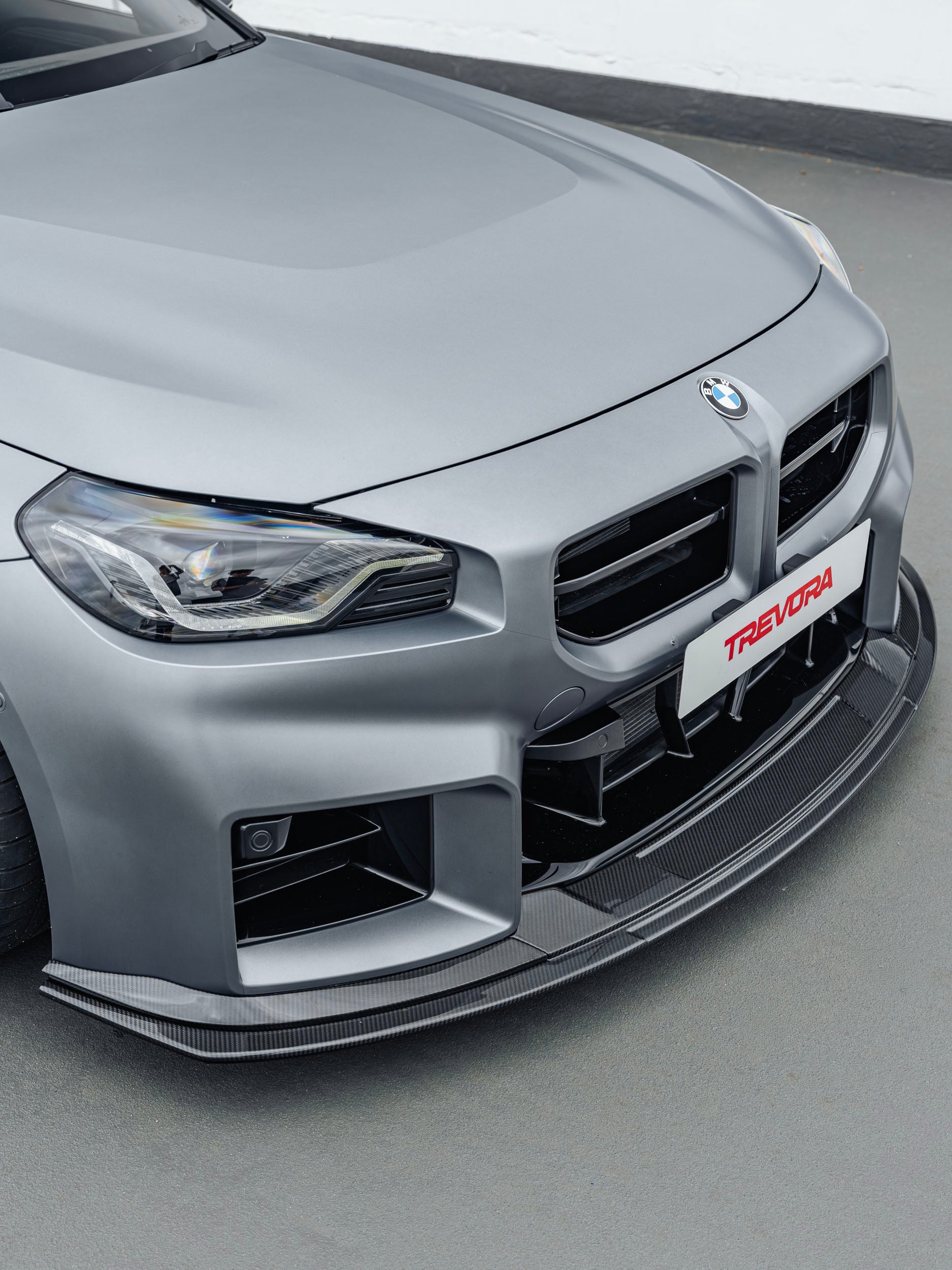 BMW G87 M2 TR87 Track Pre-Preg Carbon Fibre Front Splitter by TREVORA (2023+)
