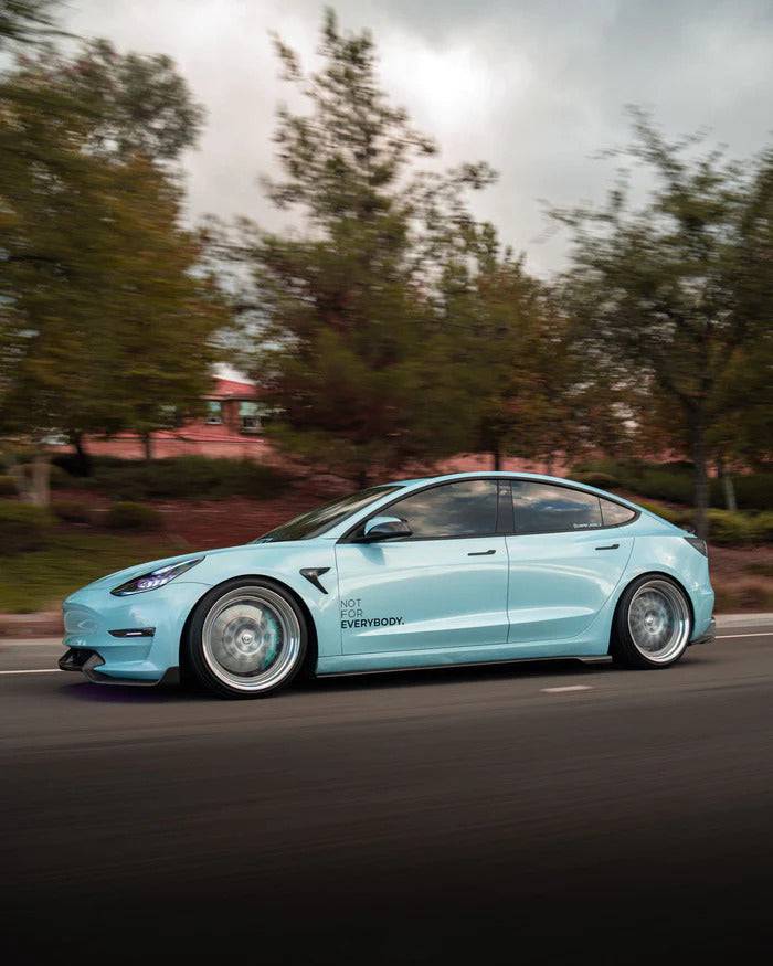 Tesla Model 3 Carbon Fibre V2 Side Skirts by Adro (2017+), Side Skirts & Winglets, Adro - AUTOID | Premium Automotive Accessories