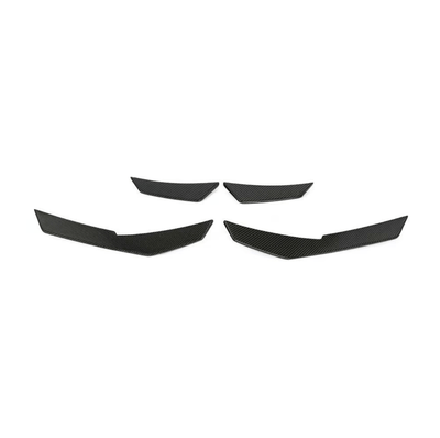 Audi R8 4S Facelift Pre - LCI Pre - Preg Carbon Fibre Front Bumper Canards by LYTE (2015 - 2020) - AUTOID - Bumper Inserts & Trim - LYTE