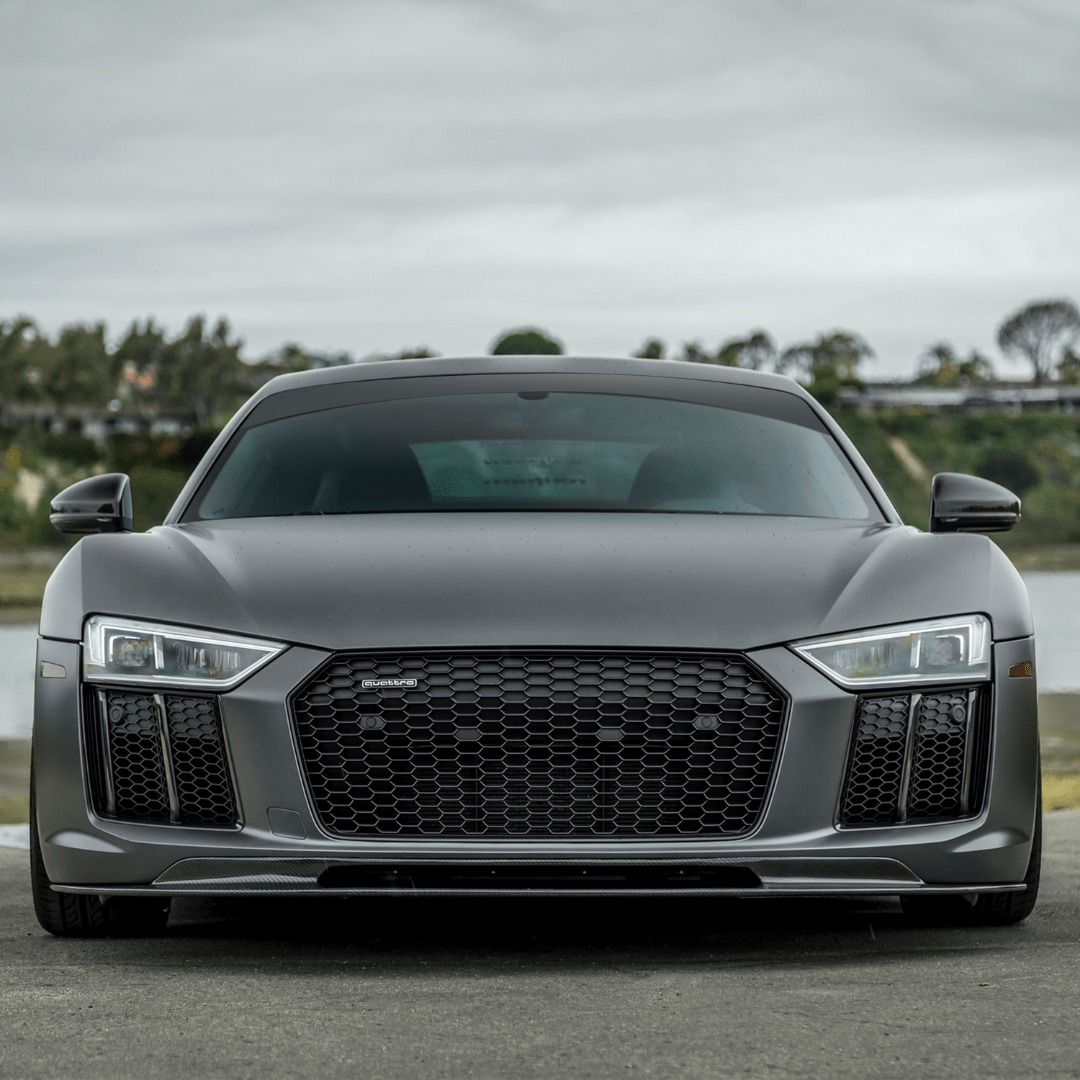 Audi R8 Carbon Fiber Front Spoiler by Vorsteiner - AUTOID - Front Lips & Splitters - Vorsteiner