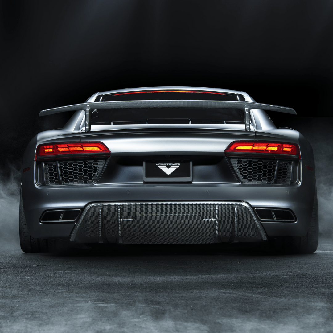 Audi R8 Carbon Fiber Rear Diffuser by Vorsteiner - AUTOID - Rear Diffusers - Vorsteiner