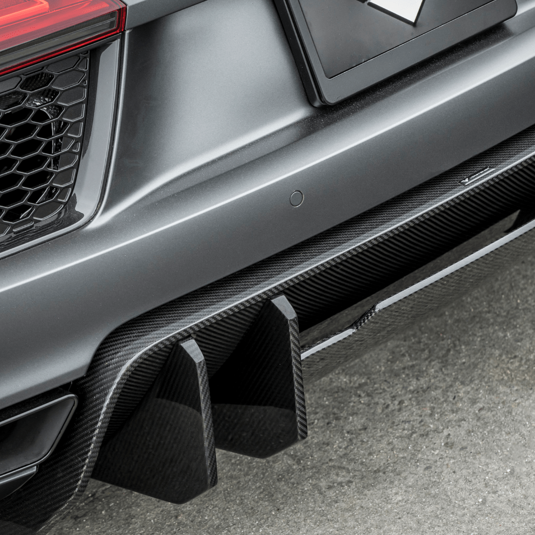 Audi R8 Carbon Fiber Rear Diffuser by Vorsteiner - AUTOID - Rear Diffusers - Vorsteiner