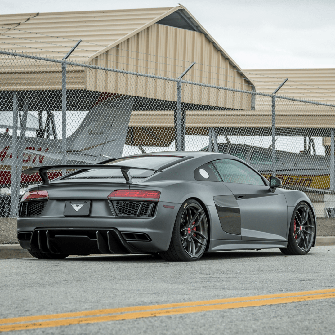 Audi R8 Carbon Fiber Rear Diffuser by Vorsteiner - AUTOID - Rear Diffusers - Vorsteiner