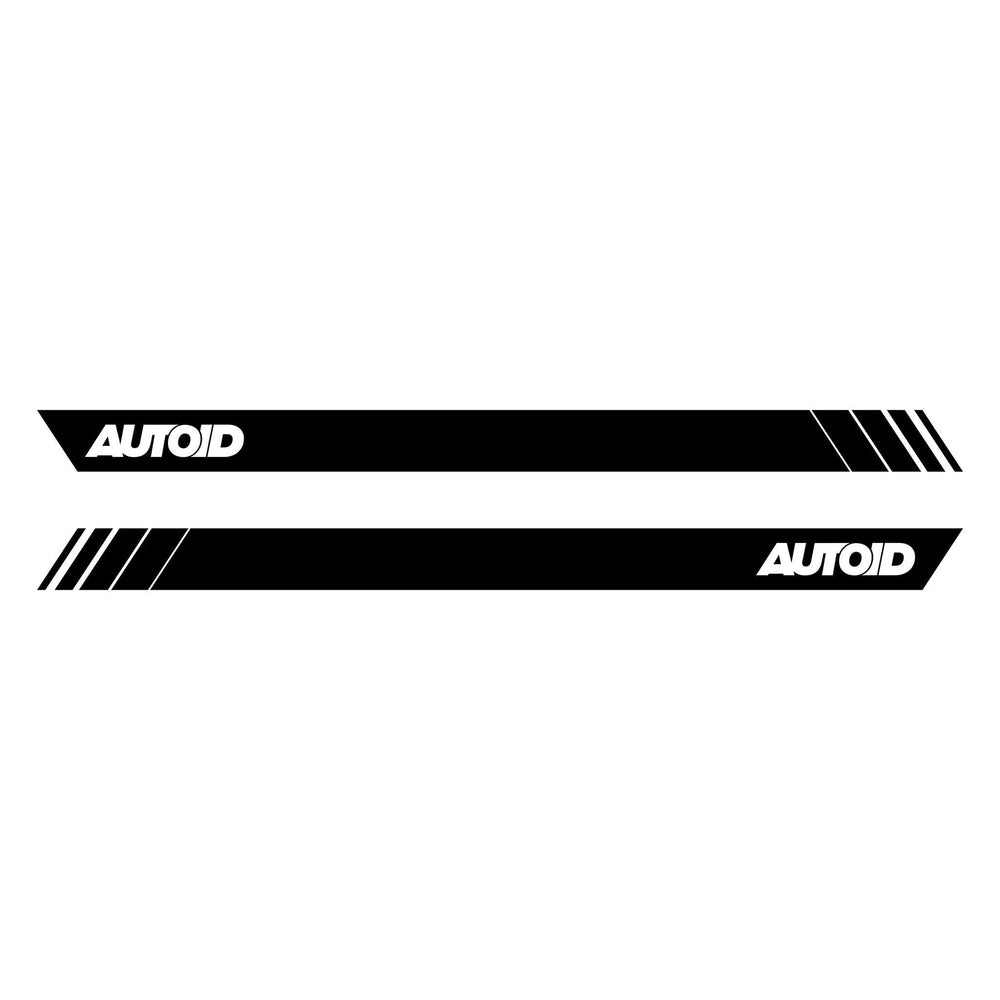AUTOID Matt Black Barcode Door Decals Set - AUTOID - Vinyl Decals & Stickers - AUTOID