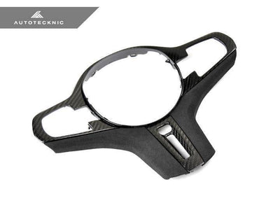 Autotecknic Carbon Fibre Alcantara Steering Wheel Trim for BMW X3 & X4 (2018+, G01 G02) - AUTOID - Steering Wheel Trim - AutoTecknic