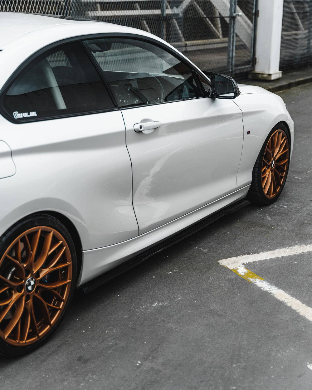 BMW 1 Series F20 F21 & 2 Series F22 EVO - 1 Gloss Black Side Skirts by ZAERO (2011 - 2019) - AUTOID - Side Skirts & Winglets - Zaero Design
