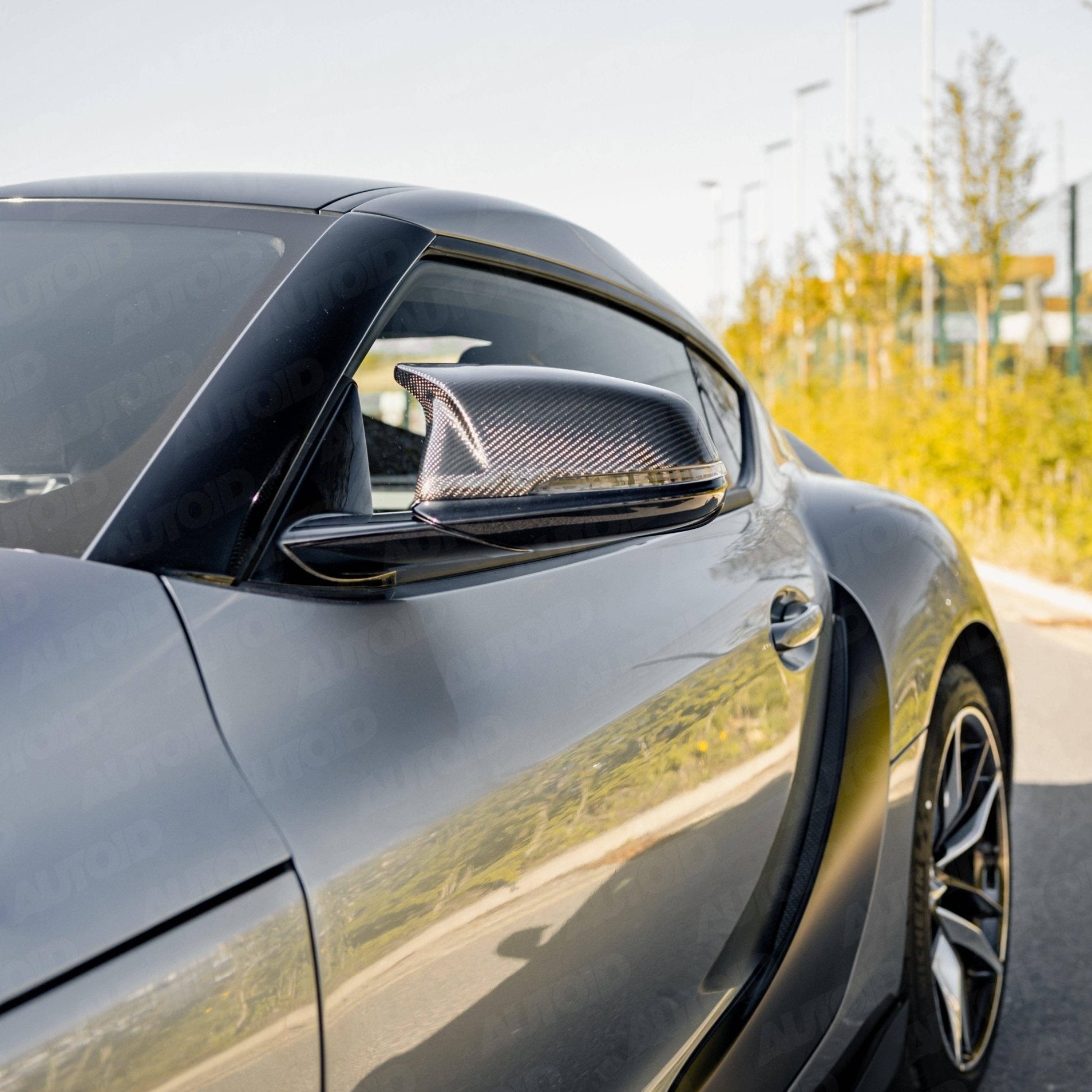 BMW 1 Series F40, 2 Series F44 & Toyota Supra Pre - Preg Carbon Fibre M Style Mirror Covers by TRE (2019+) - AUTOID - Mirror Covers - TRE