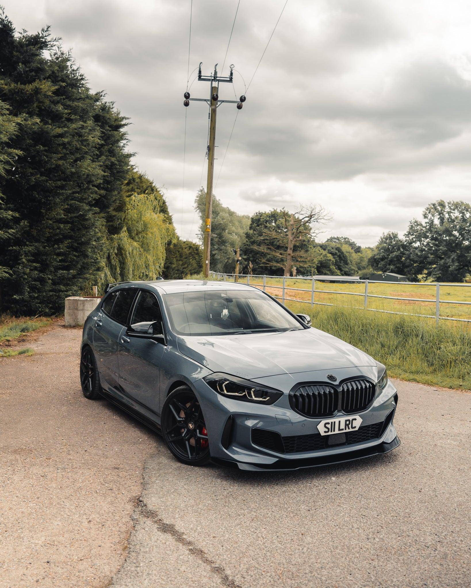 BMW 1 Series & M135i F40 EVO - 1 Gloss Black Side Skirts by ZAERO (2019+) - AUTOID - Side Skirts & Winglets - Zaero Design