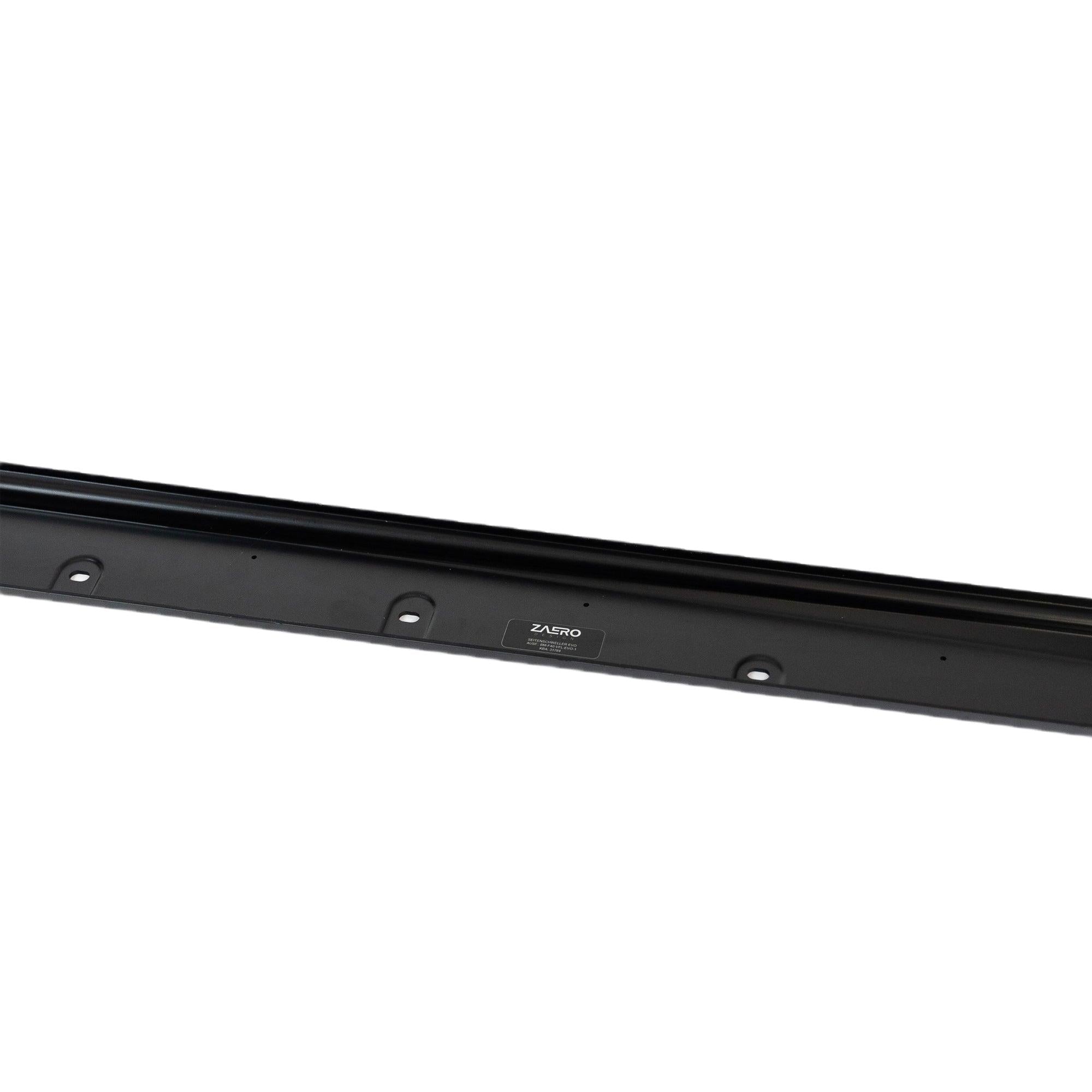BMW 1 Series & M135i F40 EVO - 1 Gloss Black Side Skirts by ZAERO (2019+) - AUTOID - Side Skirts & Winglets - Zaero Design