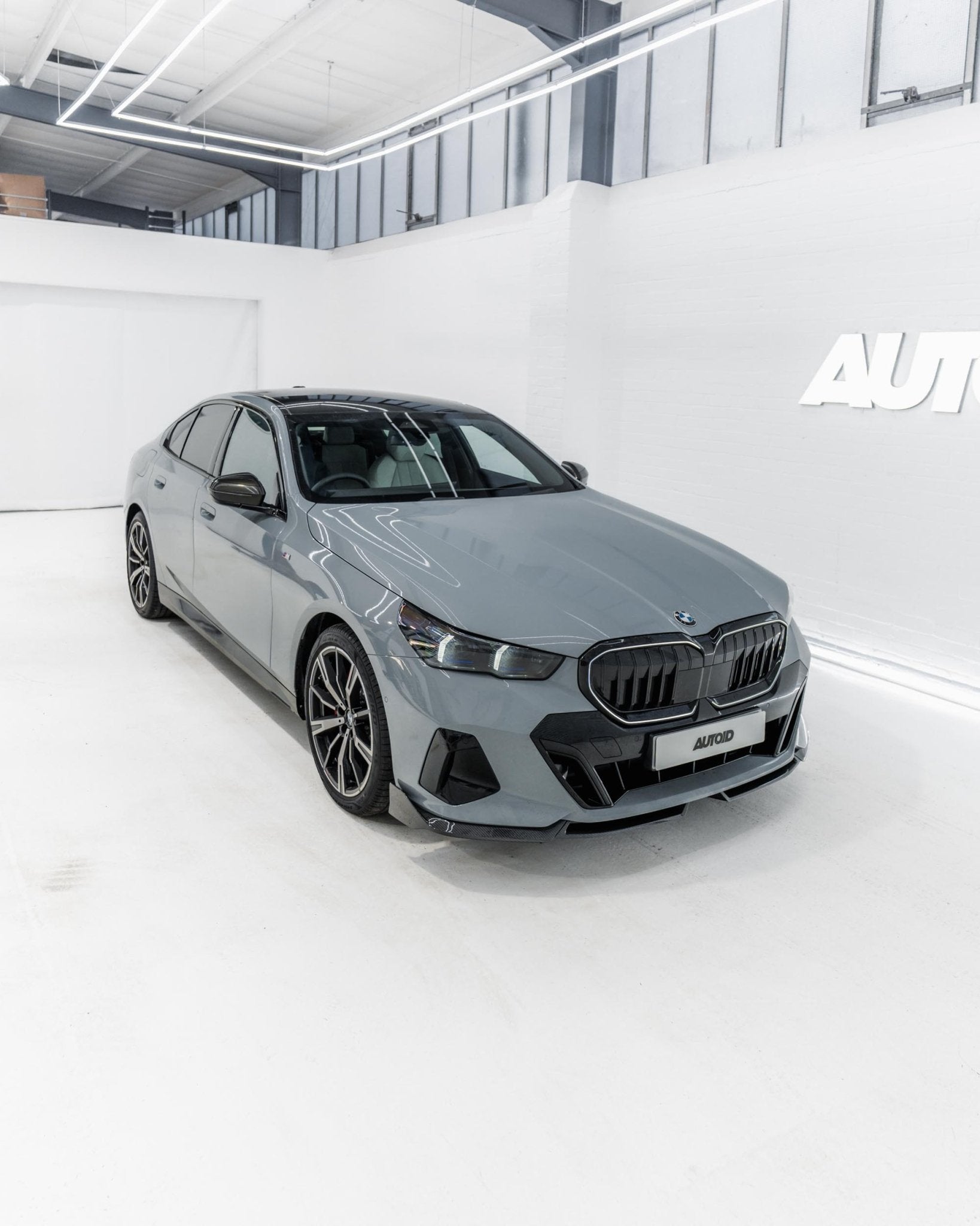 BMW 5 Series G60 G61 M Sport Pre - Preg Carbon Fibre Front Splitter by TRE (2024+) - AUTOID - Front Lips & Splitters - TRE