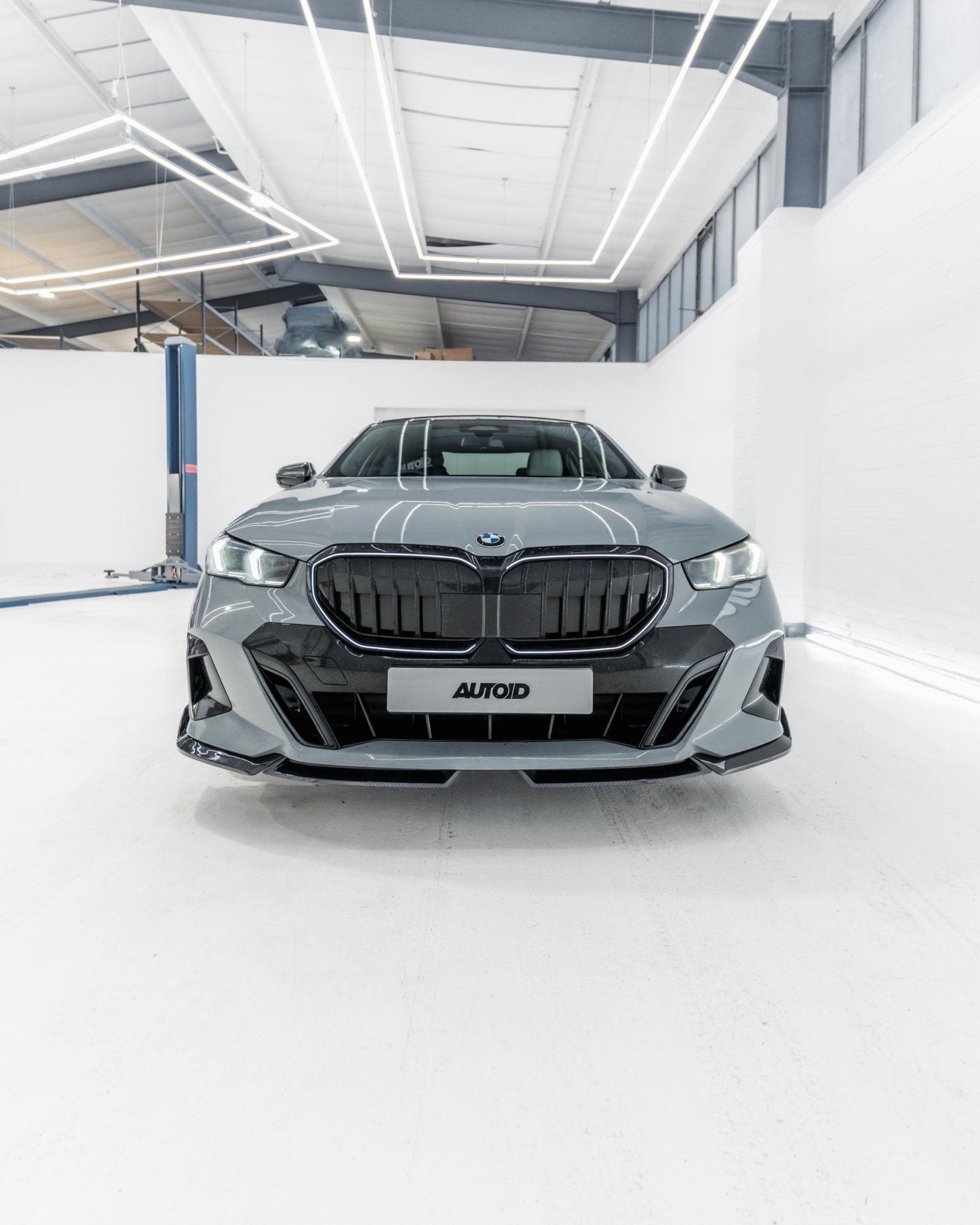 BMW 5 Series G60 G61 M Sport Pre - Preg Carbon Fibre Front Splitter by TRE (2024+) - AUTOID - Front Lips & Splitters - TRE