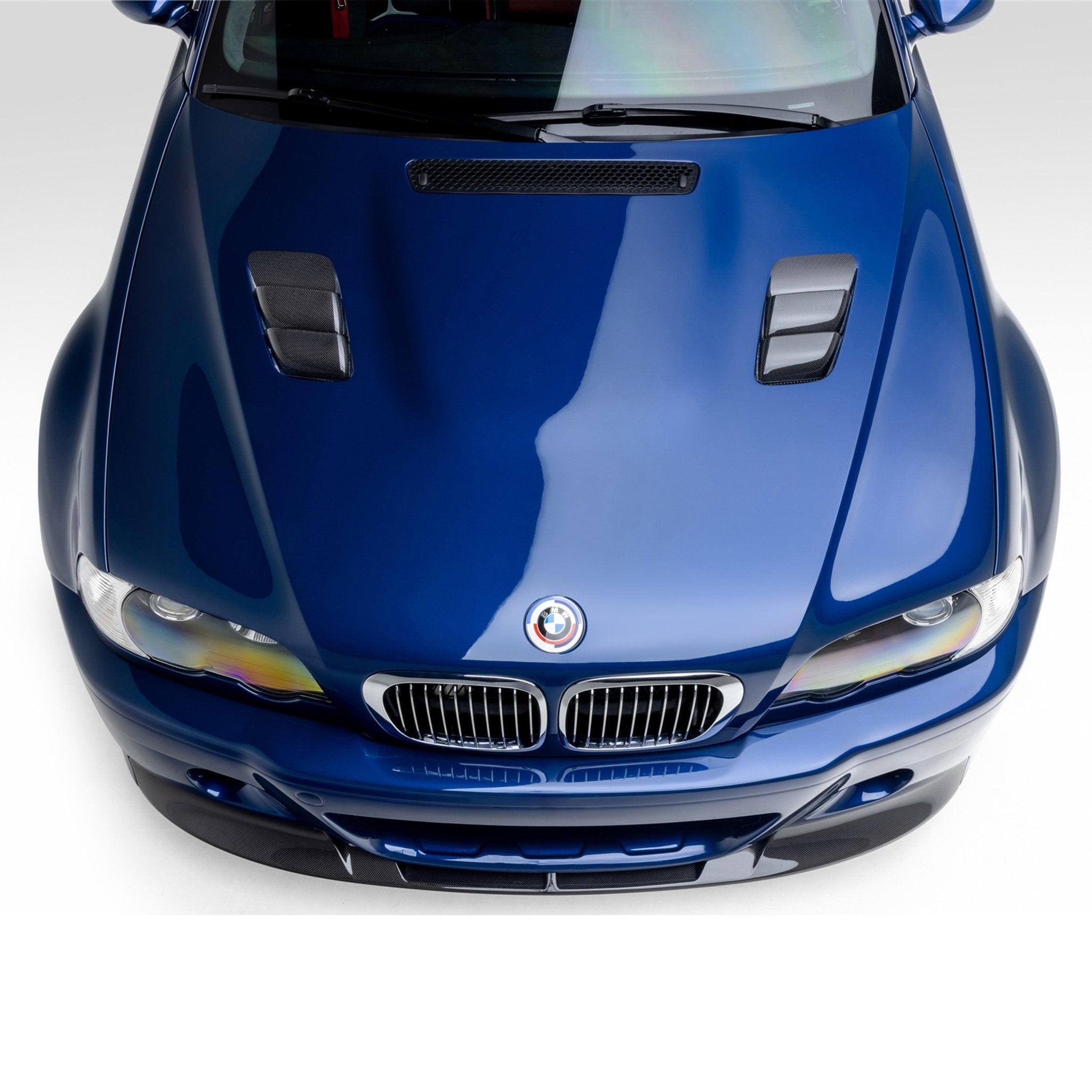 BMW E46 M3 V20 Aero 1 Piece Splitter Carbon Fiber by Vorsteiner - AUTOID - Front Lips & Splitters - Vorsteiner