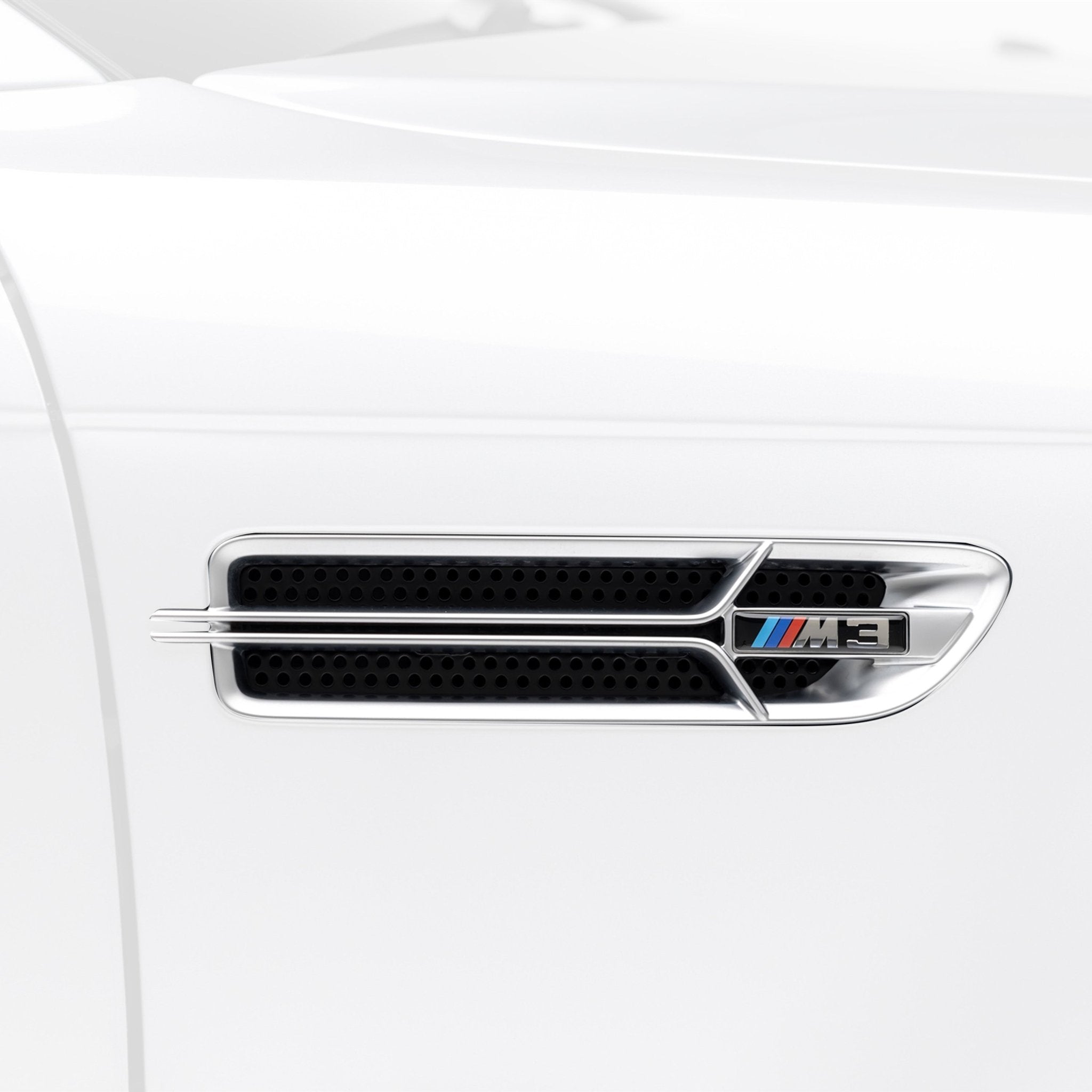 BMW E46 M3 V20 Aero Limited Side Grilles Nickel Plated by Vorsteiner - AUTOID - Fender Trim - Vorsteiner