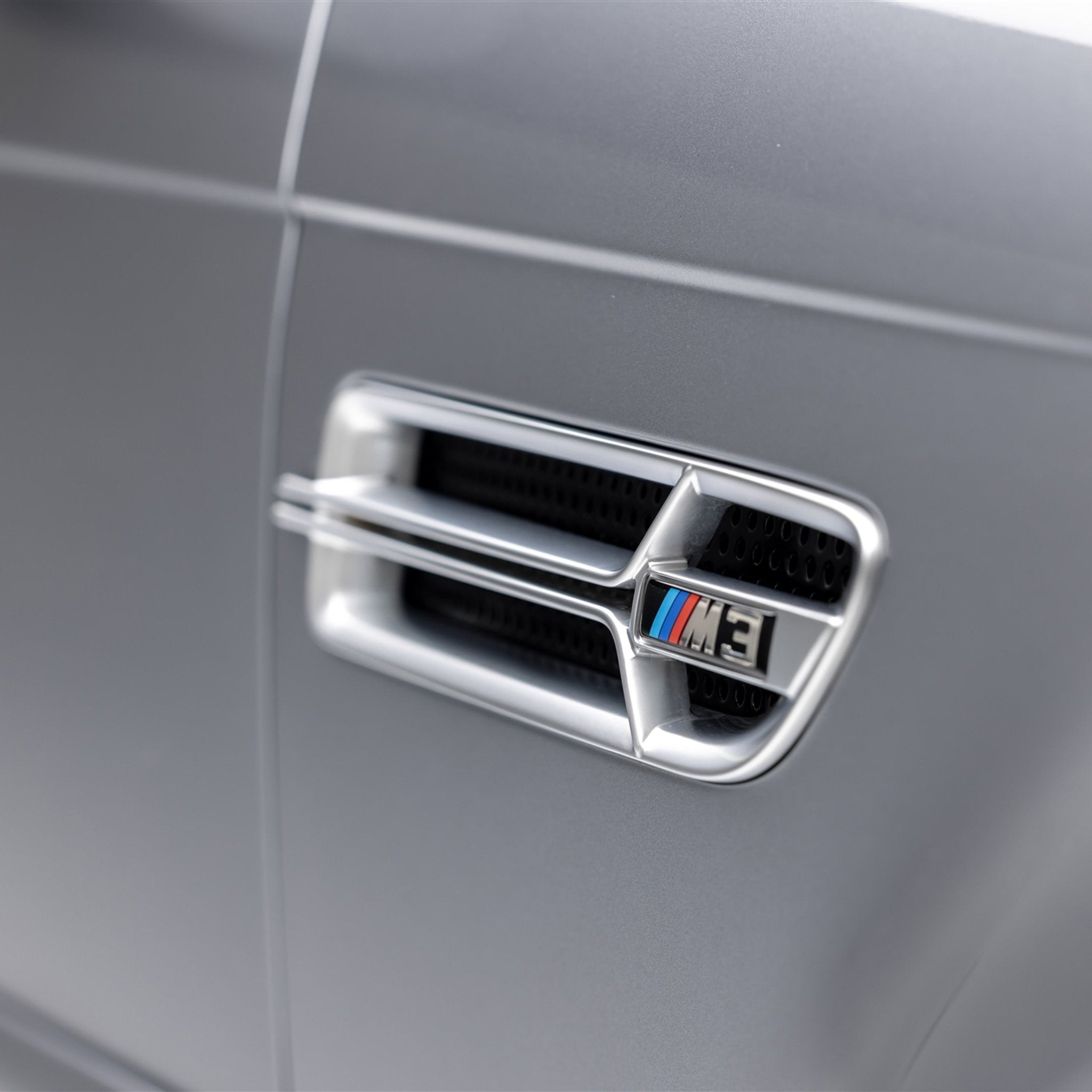 BMW E46 M3 V20 Aero Limited Side Grilles Nickel Plated by Vorsteiner - AUTOID - Fender Trim - Vorsteiner