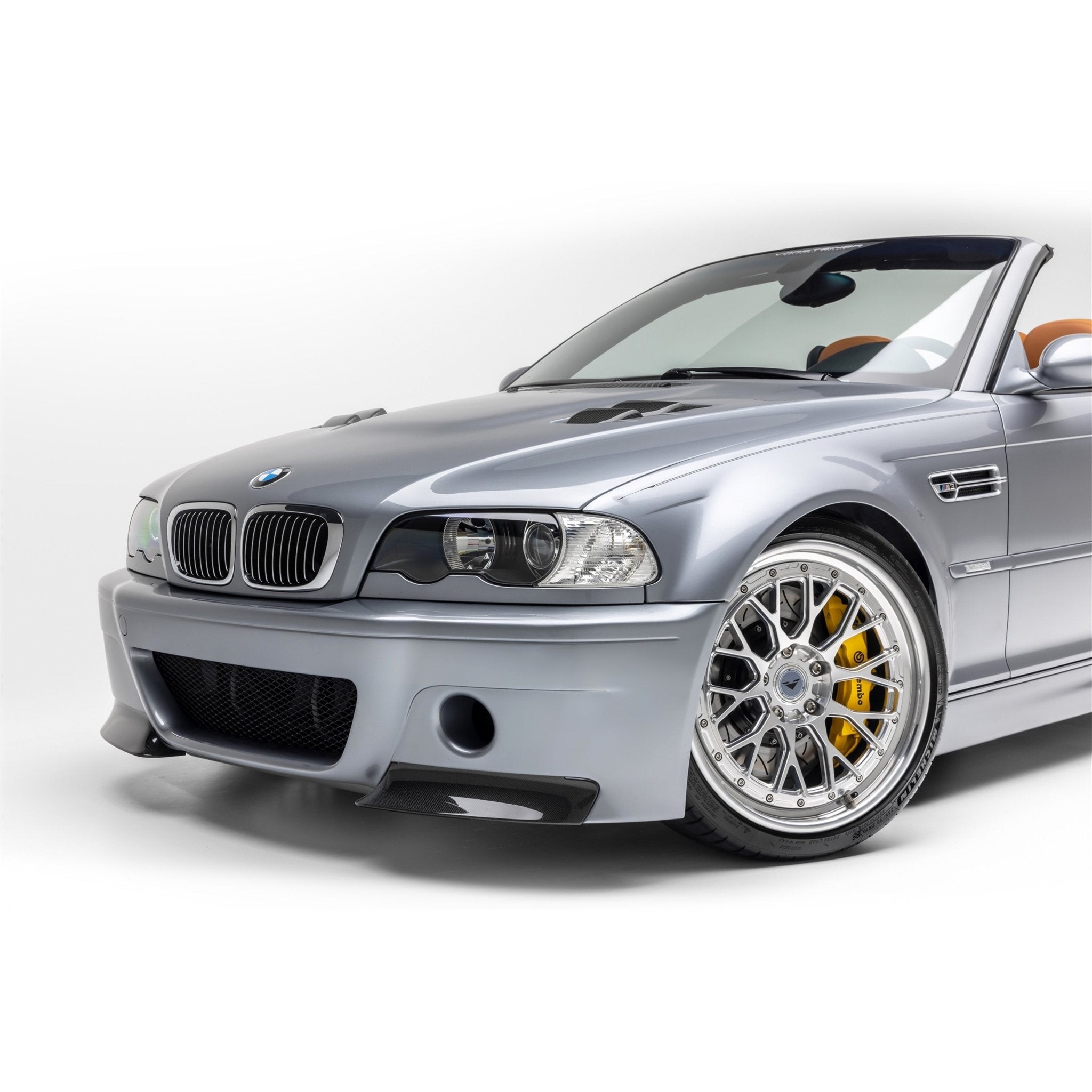 BMW E46 M3 V20 Aero Limited Side Grilles Nickel Plated by Vorsteiner - AUTOID - Fender Trim - Vorsteiner