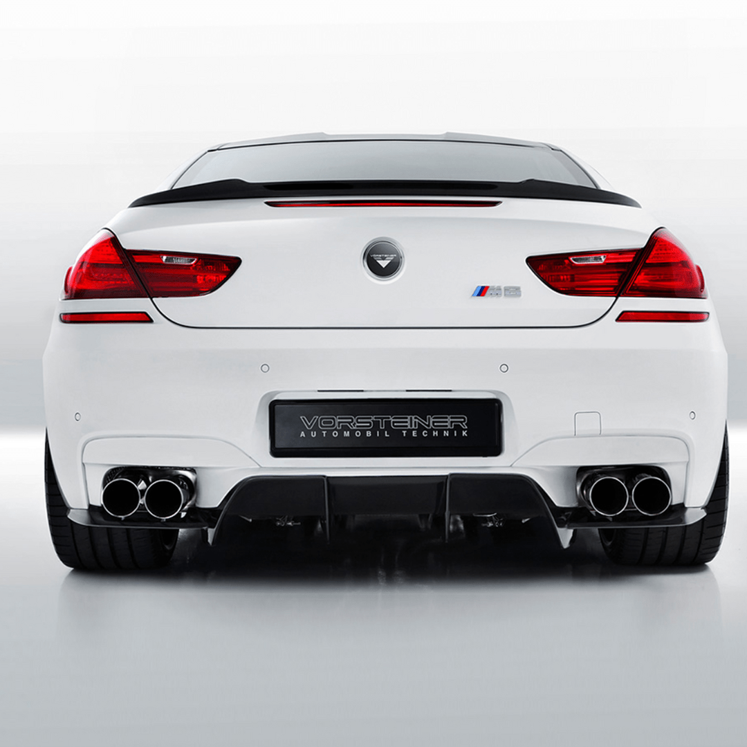 BMW F12 M6 V - Style Aero Rear Diffuser by Vorsteiner - AUTOID - Rear Diffusers - Vorsteiner