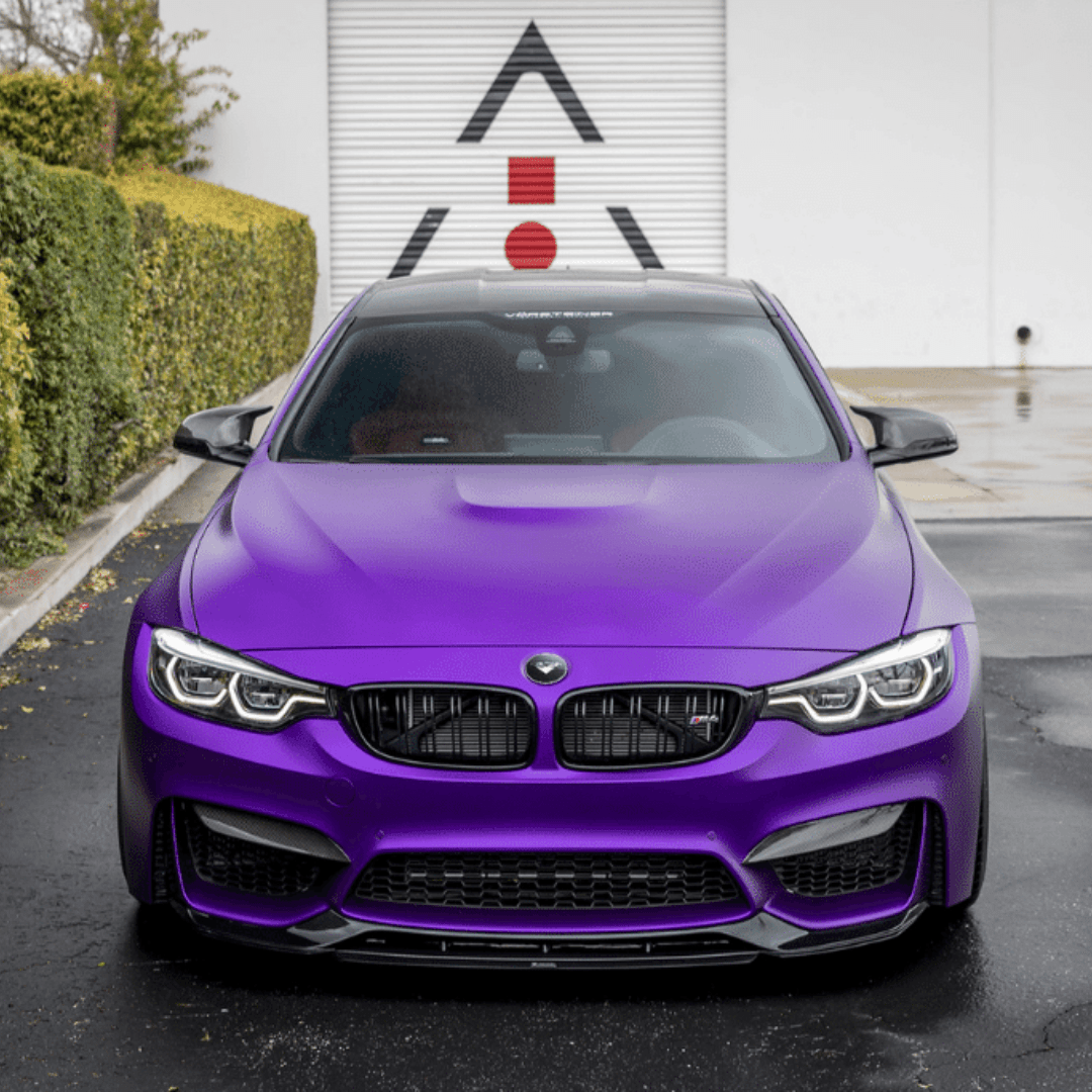 BMW F80 M3 / F82 F83 M4 GTS - V Carbon Fiber Front Splitter - AUTOID - Front Lips & Splitters - Vorsteiner