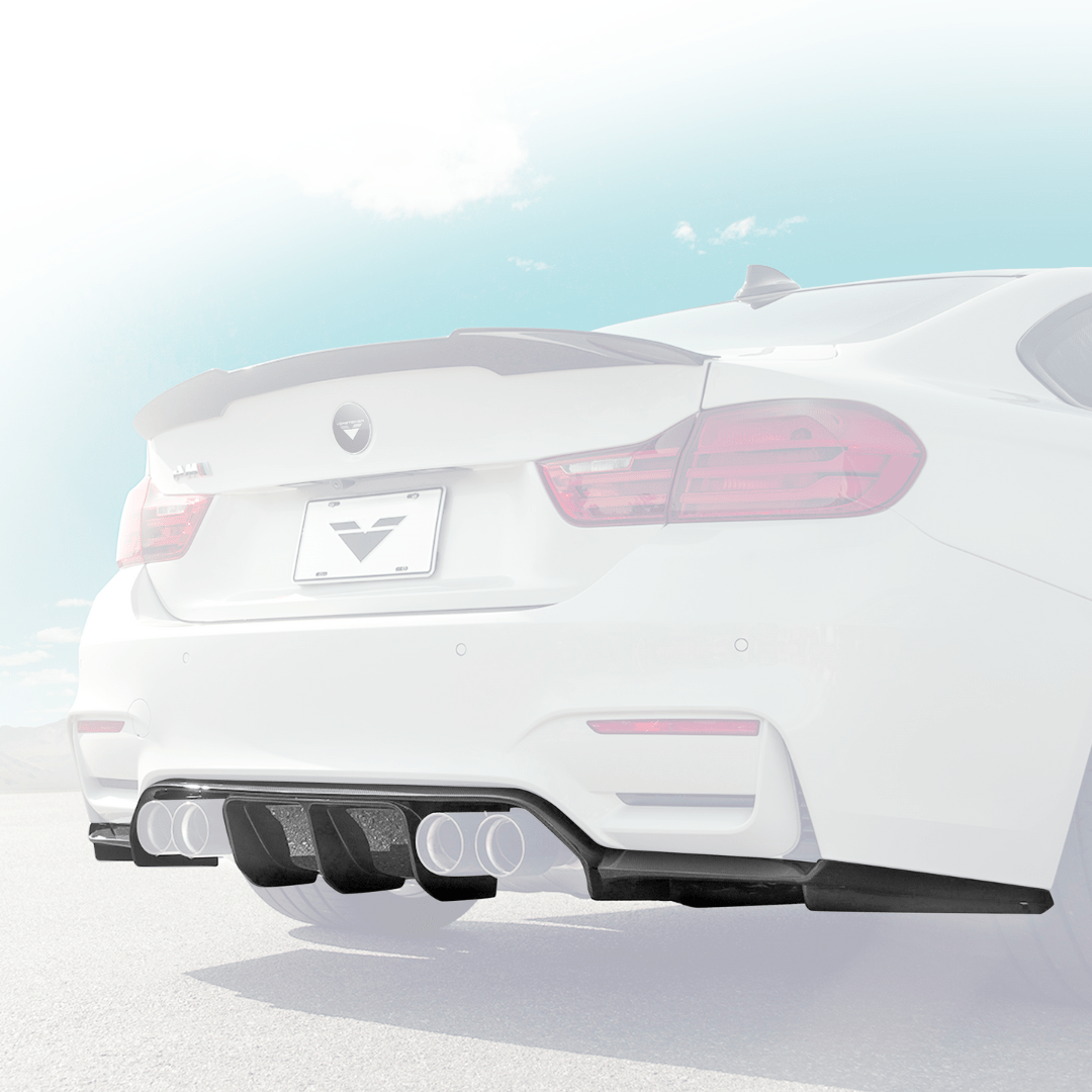 BMW F80/F81 M3 | F82/F83 M4 GTS Carbon Fiber Rear Diffuser by Vorsteiner - AUTOID - Rear Diffusers - Vorsteiner