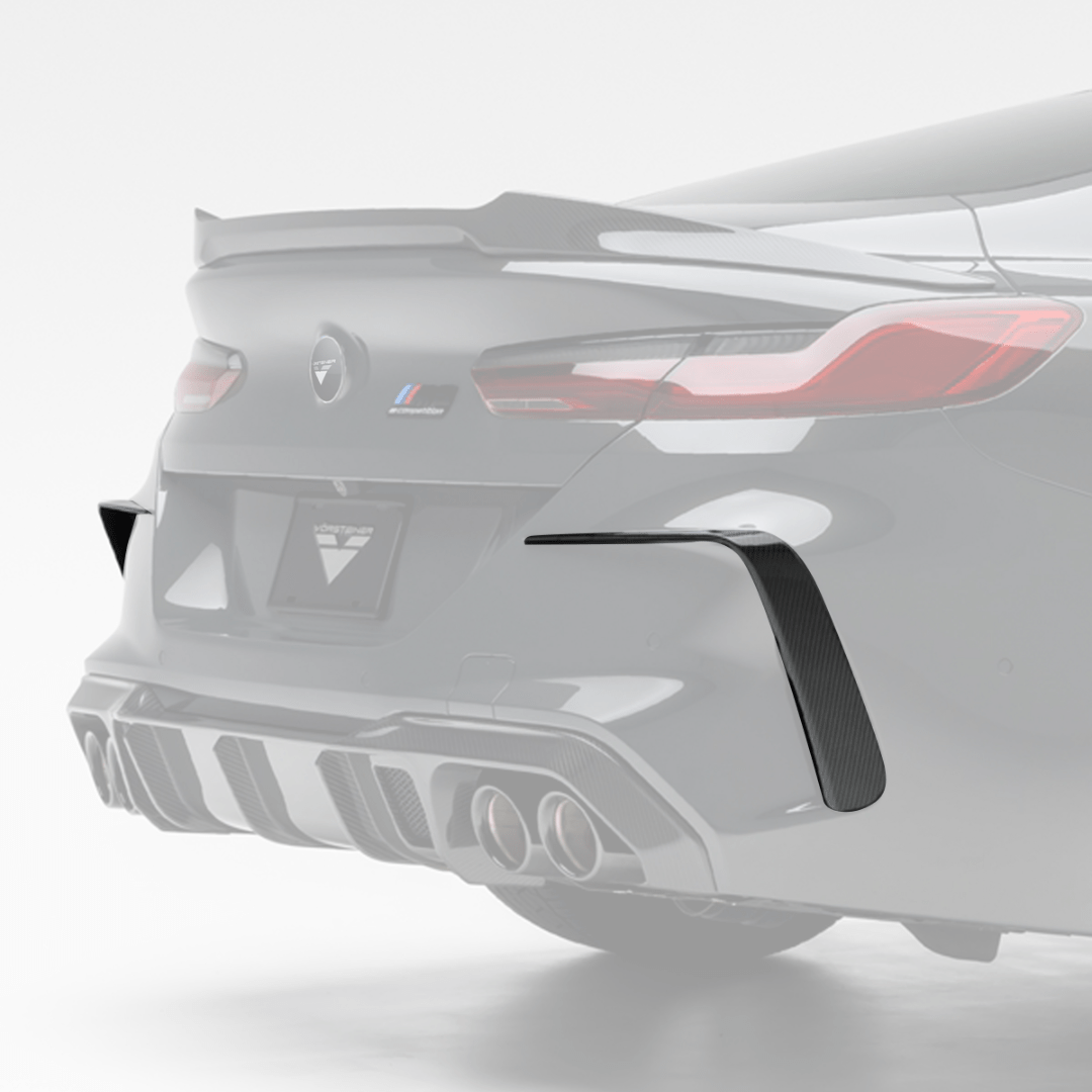 BMW F91/F92/F93 M8 VRS Aero 2 pc Eye Brows on Rear Bumper - AUTOID - Bumper Inserts & Trim - Vorsteiner