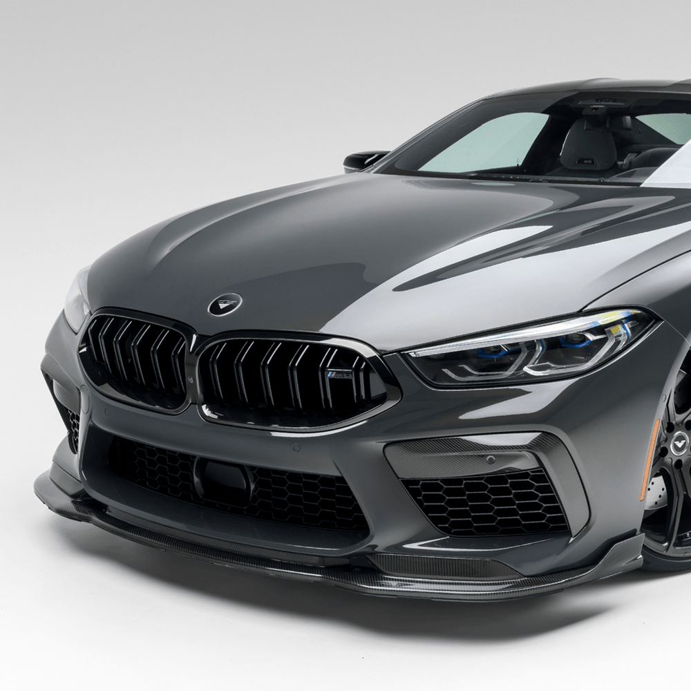 BMW F91/F92/F93 M8 VRS Aero Front Spoiler Carbon Fiber PP 2x2 Glossy - AUTOID - Front Lips & Splitters - Vorsteiner