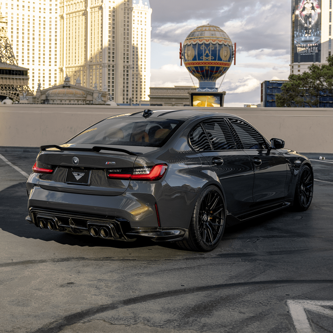 BMW G8X M3 Carbon Fiber Rear Diffuser by Vorsteiner - AUTOID - Rear Diffusers - Vorsteiner