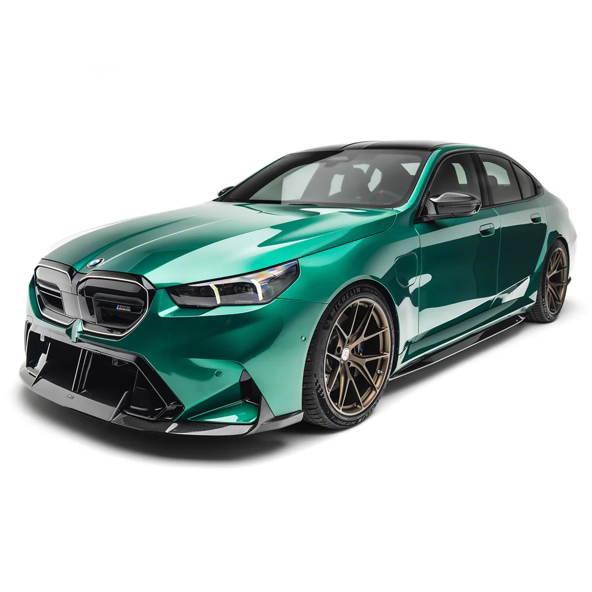 BMW G90 M5 Carbon Fibre Front Splitter by ADRO - AUTOID - Front Lips & Splitters - Adro