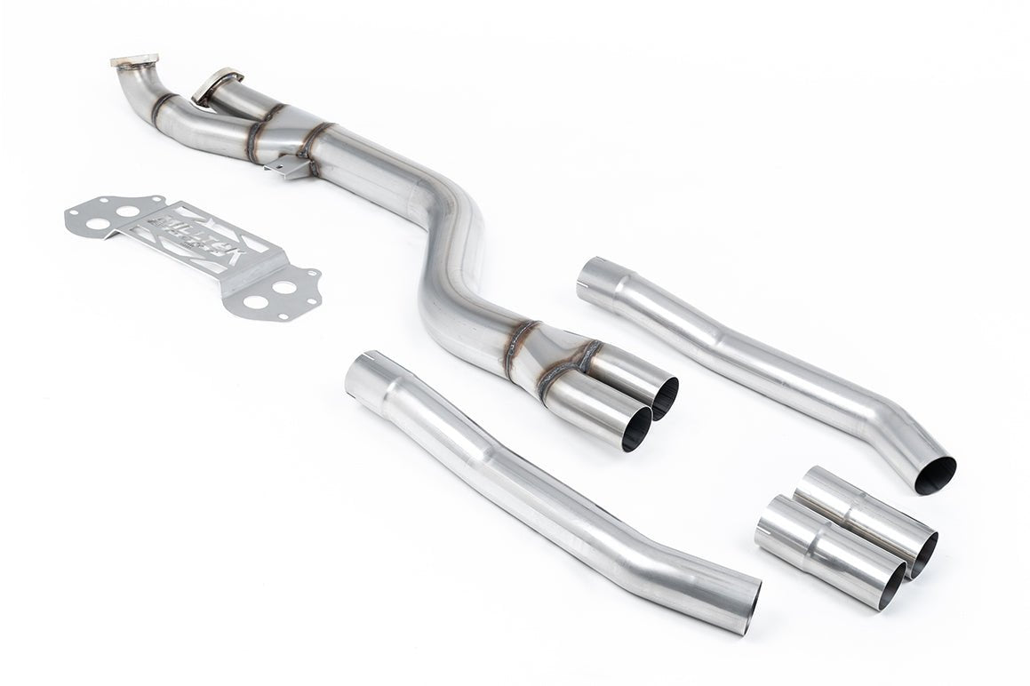 BMW M2 G87 (OPF/GPF) Single Mid Pipe by Milltek Sport (2023+) - AUTOID - Exhaust System - Milltek Sport