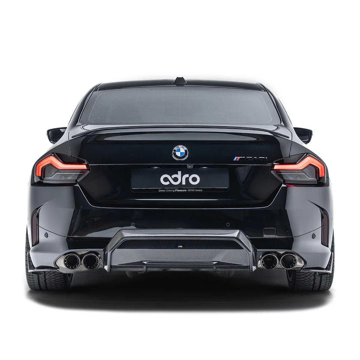 BMW M240i & 230i M Sport G42 Carbon Fibre Rear Diffuser Set by ADRO - AUTOID - Rear Diffusers - Adro