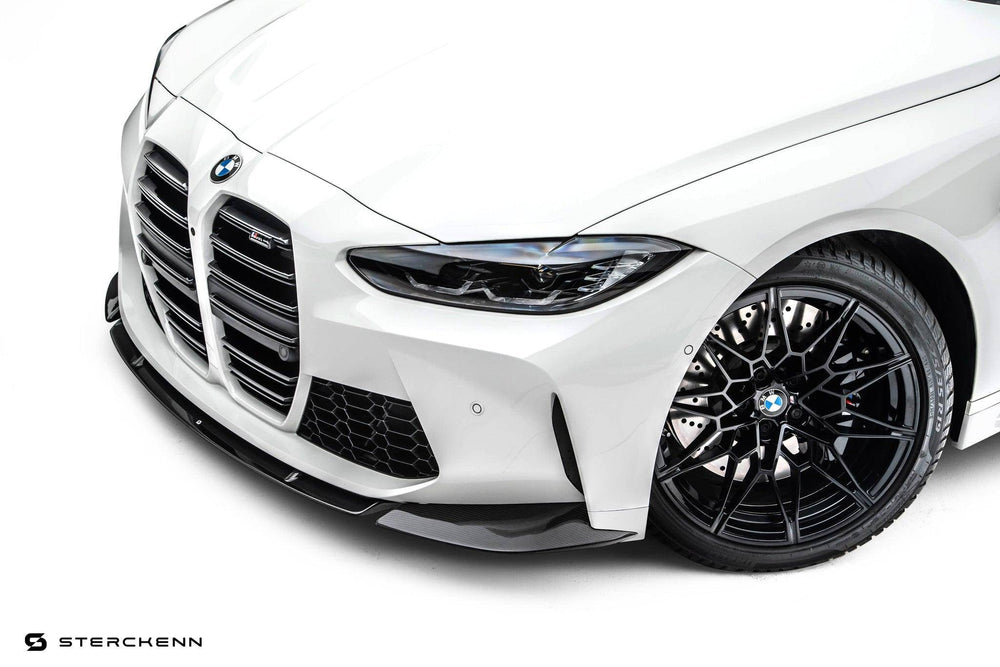 BMW M3 G80 G81 & M4 G82 G83 Carbon Fibre Front Splitter by Sterckenn (2021+) - AUTOID - Front Lips & Splitters - Sterckenn