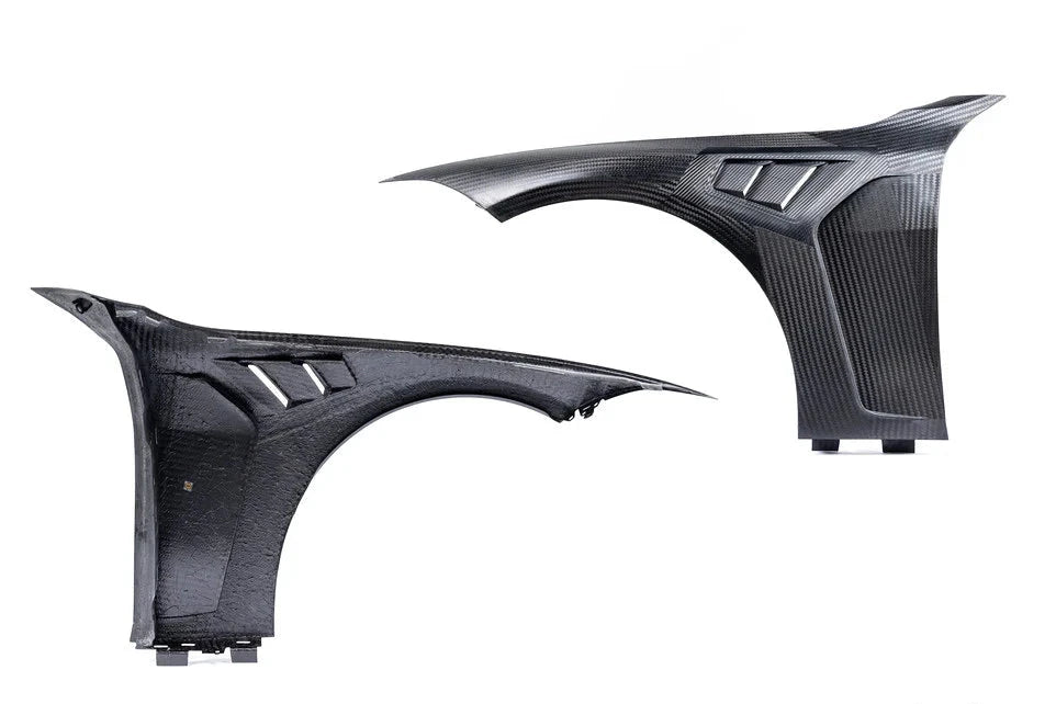 BMW M3 G80 & M4 G82 Carbon Fibre Front Fender Wings by Alpha - N (2021+) - AUTOID - Replacement Fenders - Alpha - N