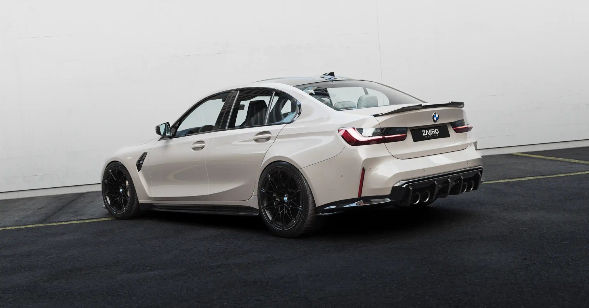 BMW M3 G80 Saloon Gloss Black Body Kit by ZAERO - AUTOID - Styling Kit - Zaero Design