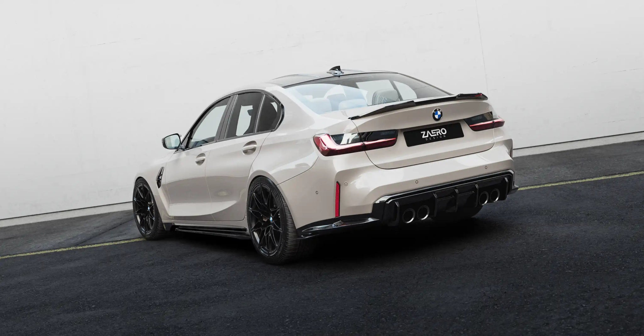 BMW M3 G80 Saloon Gloss Black Body Kit by ZAERO - AUTOID - Styling Kit - Zaero Design