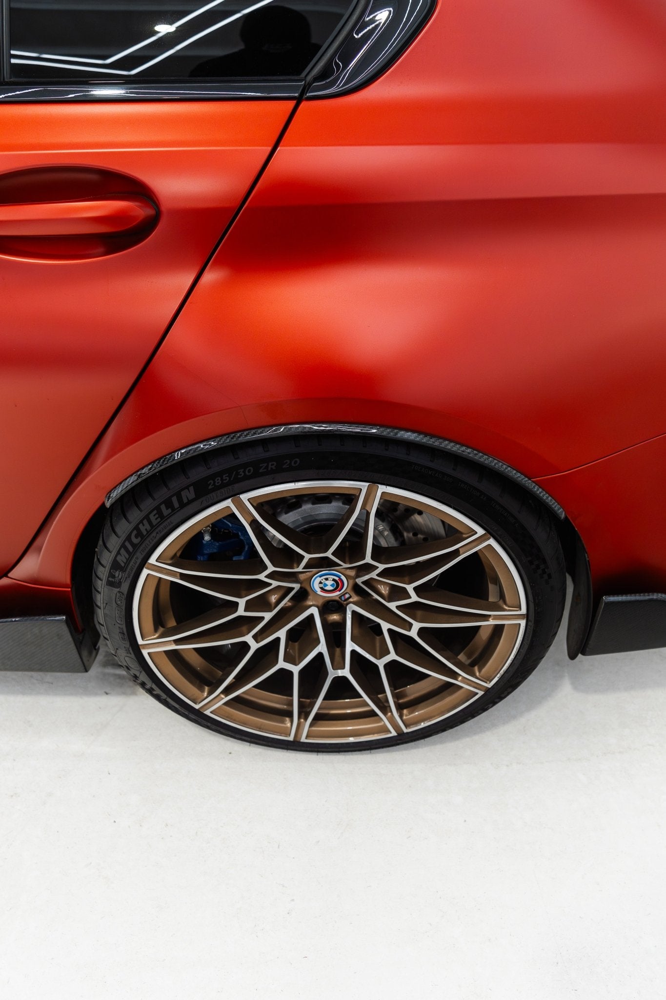 BMW M3 Saloon G80 & Touring G81 Pre - Preg Carbon Fibre Wheel Arch Extension Trims by TRE (2020+) - AUTOID - Wide Body Kit - TRE