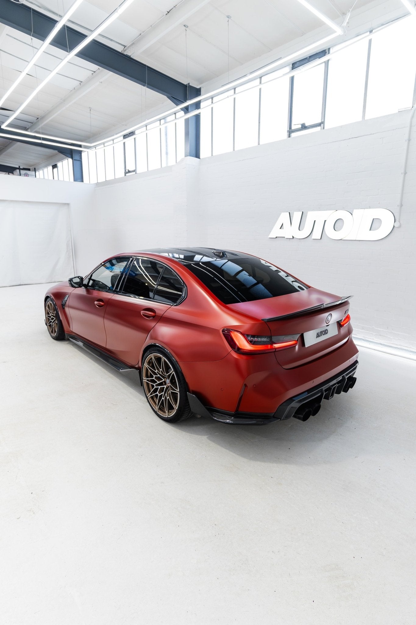 BMW M3 Saloon G80 & Touring G81 Pre - Preg Carbon Fibre Wheel Arch Extension Trims by TRE (2020+) - AUTOID - Wide Body Kit - TRE