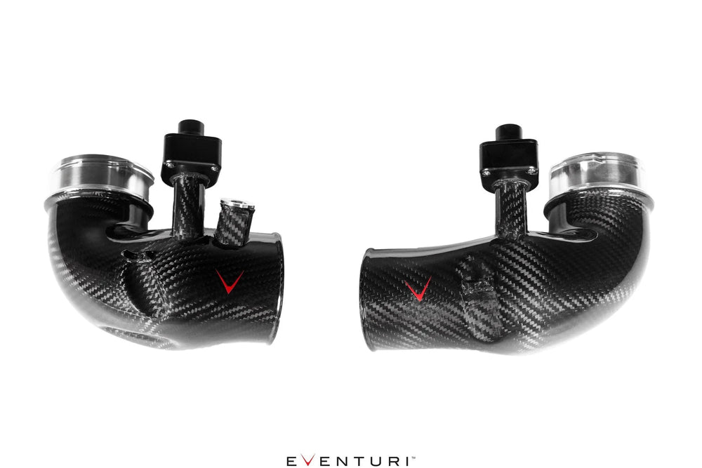 BMW M5 G90 G99 Carbon Fibre Turbo Inlets by Eventuri - AUTOID - Air Intakes - Eventuri