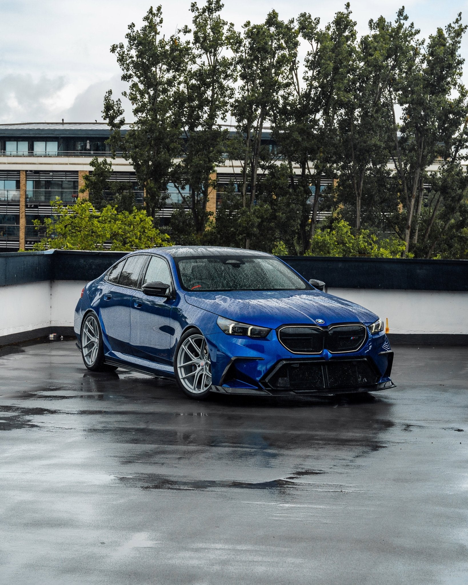 BMW M5 G90 G99 Pre - Preg Carbon Fibre PR - 1 Front Splitter by TRE - AUTOID - Front Lips & Splitters - TRE