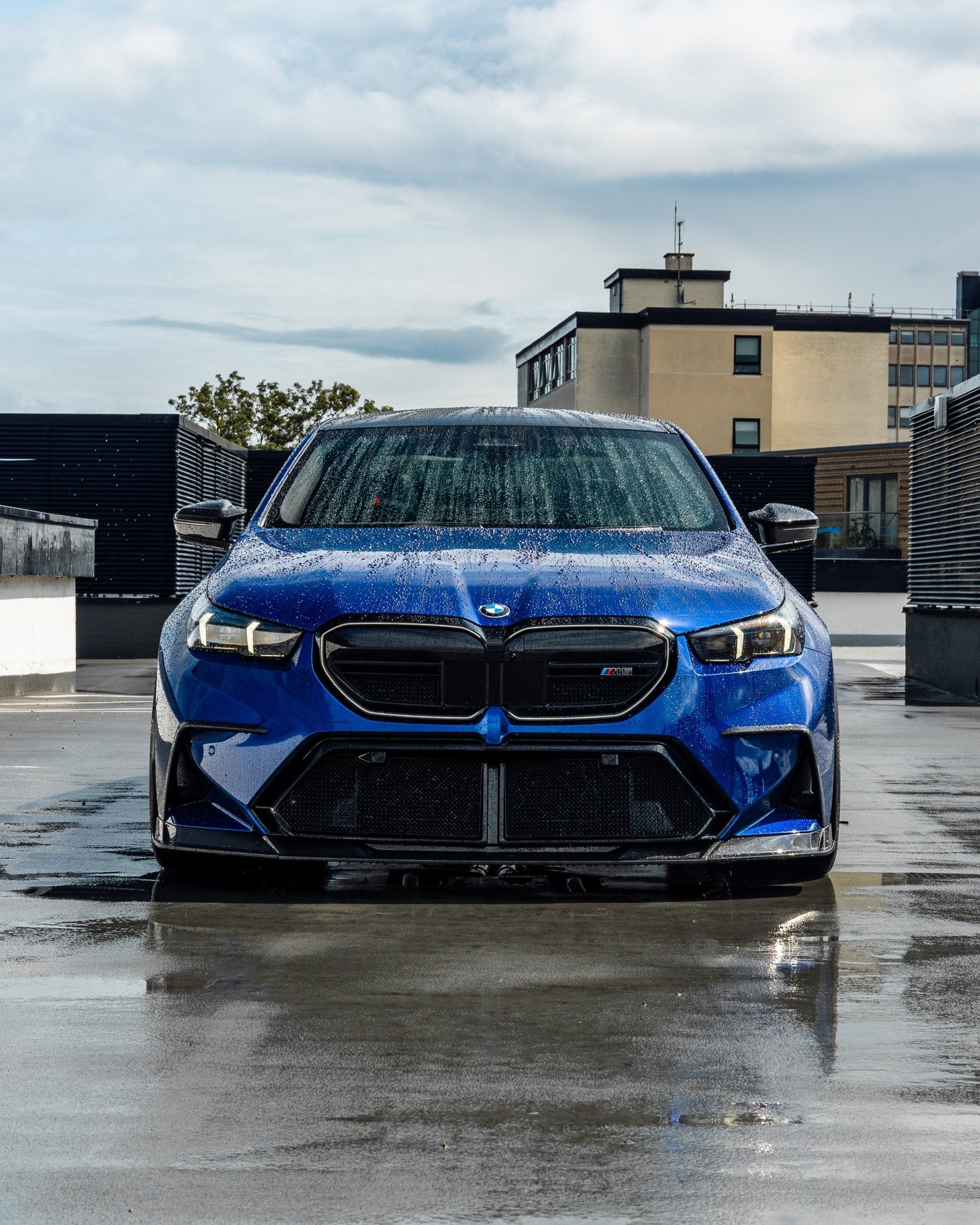 BMW M5 G90 G99 Pre - Preg Carbon Fibre PR - 1 Front Splitter by TRE - AUTOID - Front Lips & Splitters - TRE