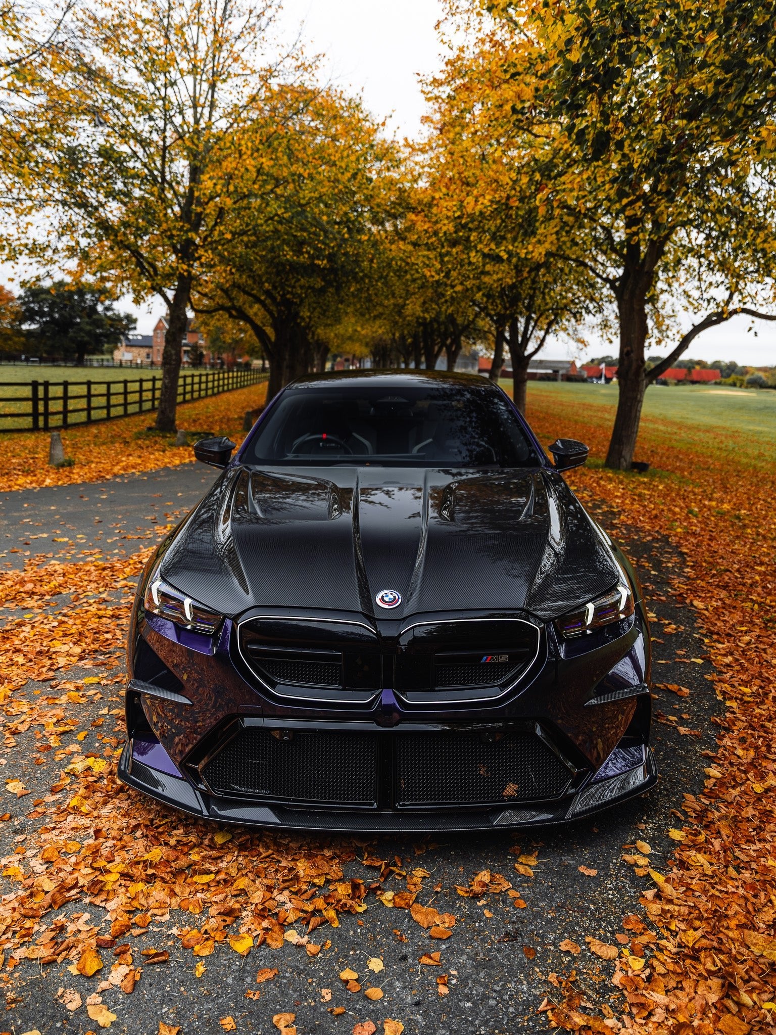 BMW M5 G90 G99 Pre - Preg Gloss Carbon Fibre GT Front Bonnet by LYTE - AUTOID - Front Hood - LYTE